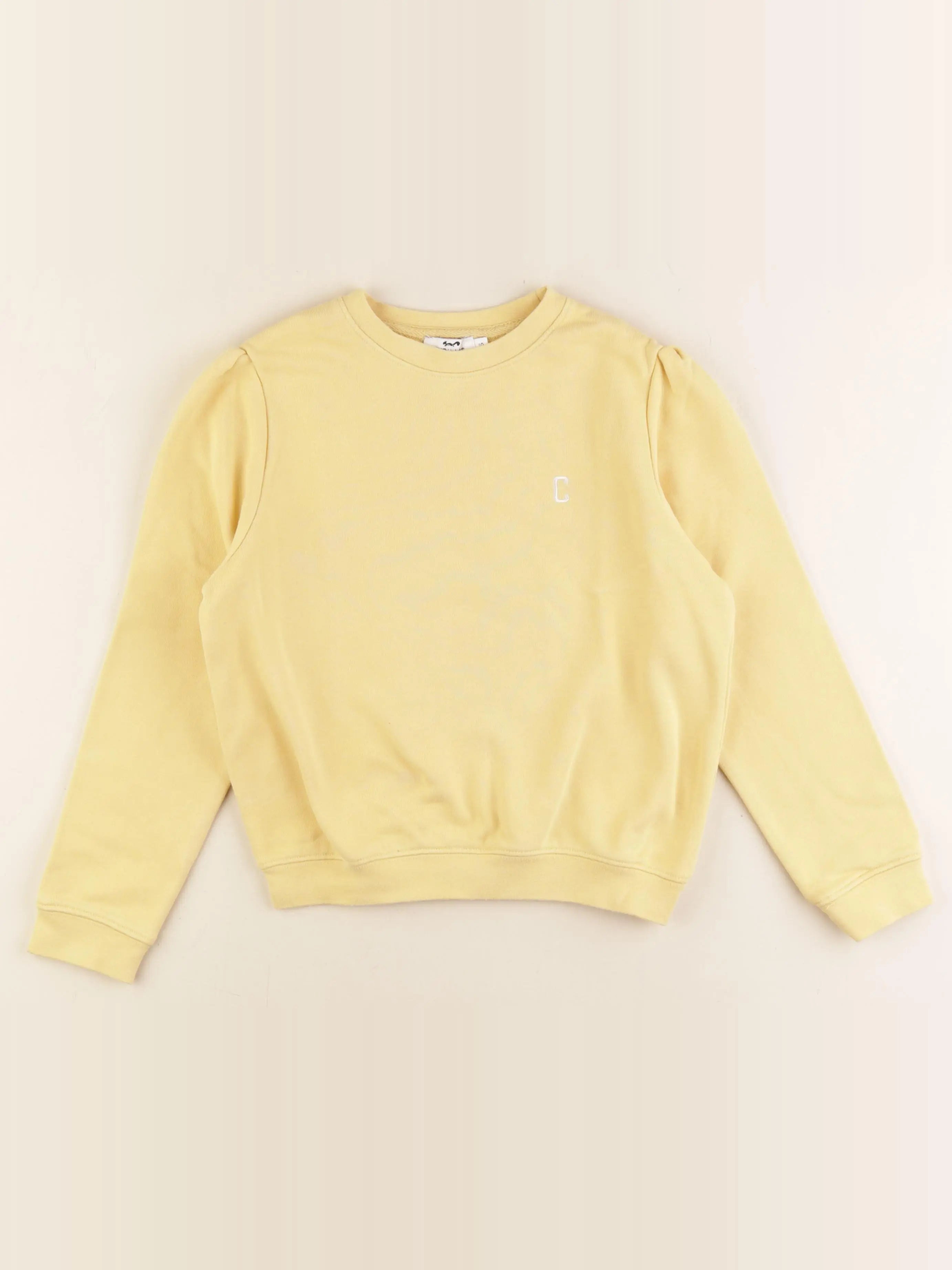 Cyrillus - sweat jaune - 10 ans