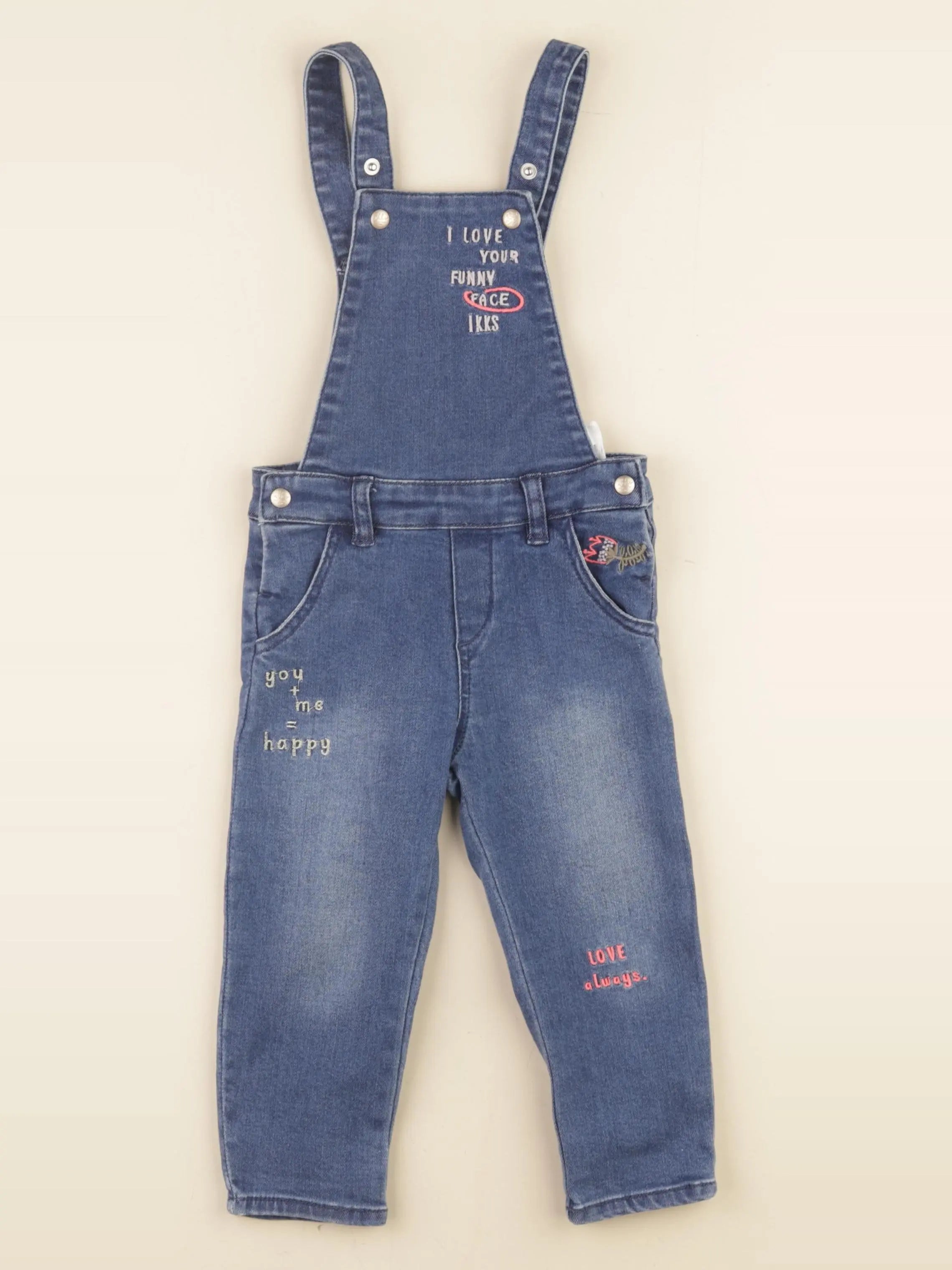 IKKS - salopette bleu - 2 ans