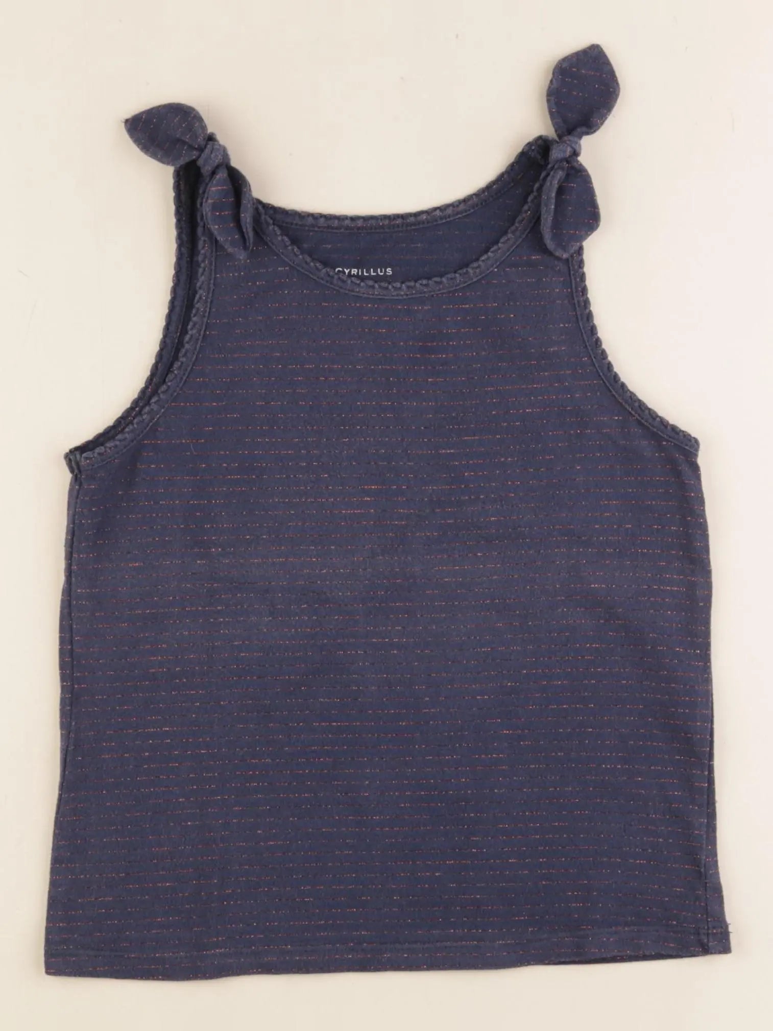 Cyrillus - débardeur bleu - 8 ans