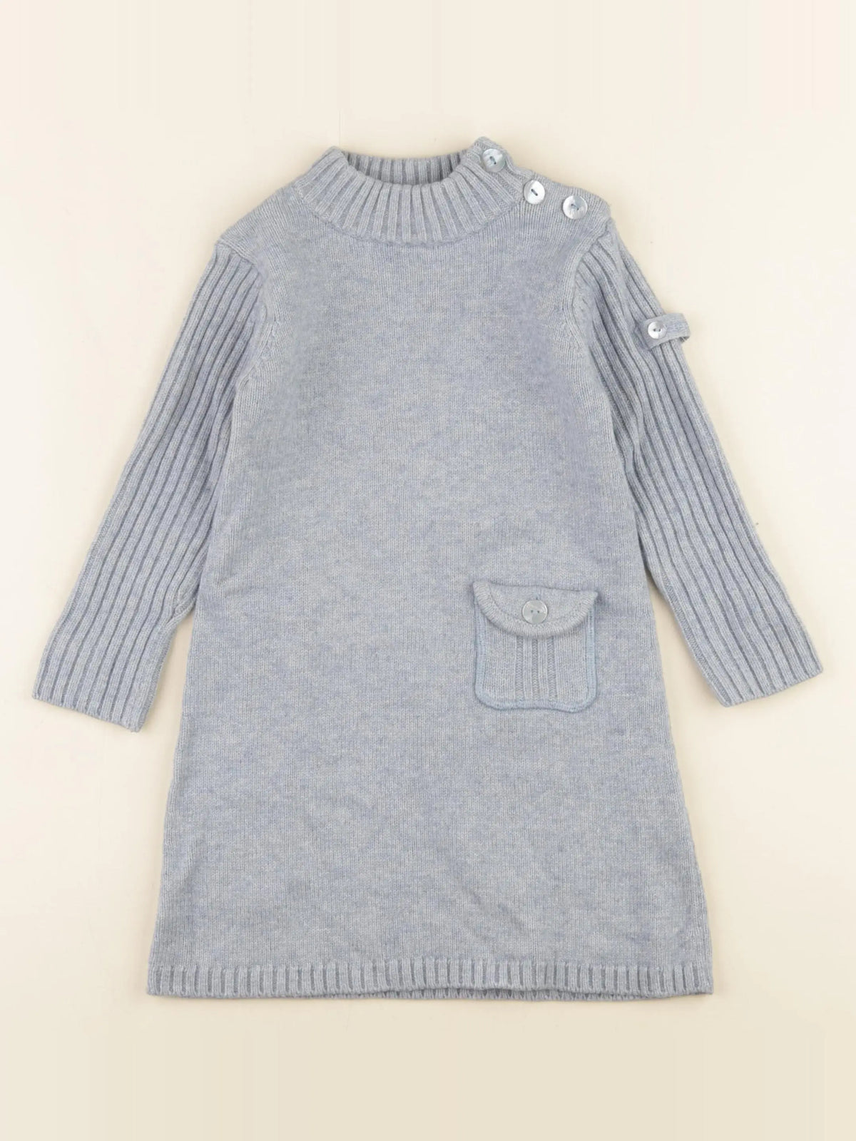 Cyrillus - robe bleu - 24 mois