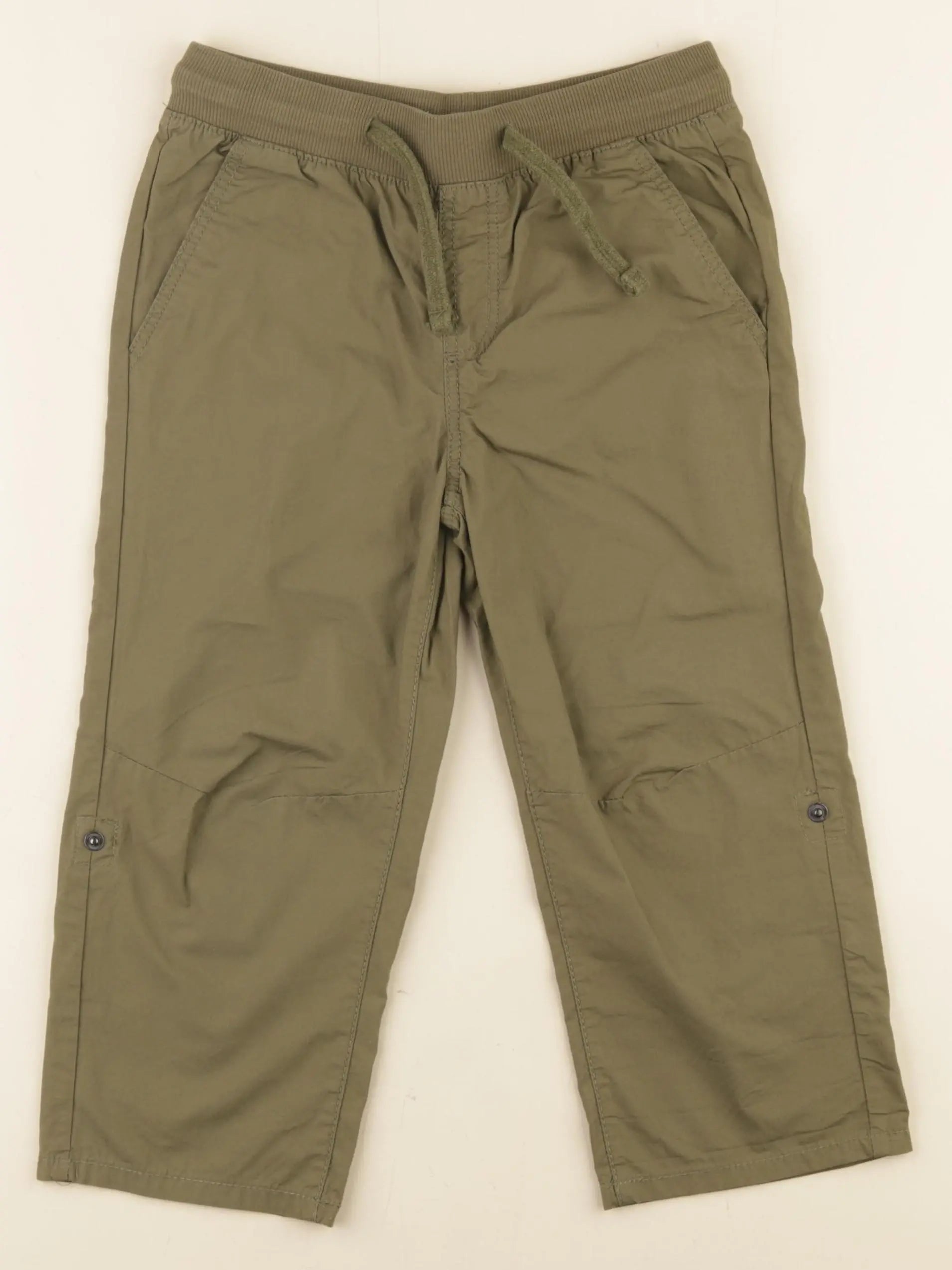 Vertbaudet - pantacourt vert - 7 ans