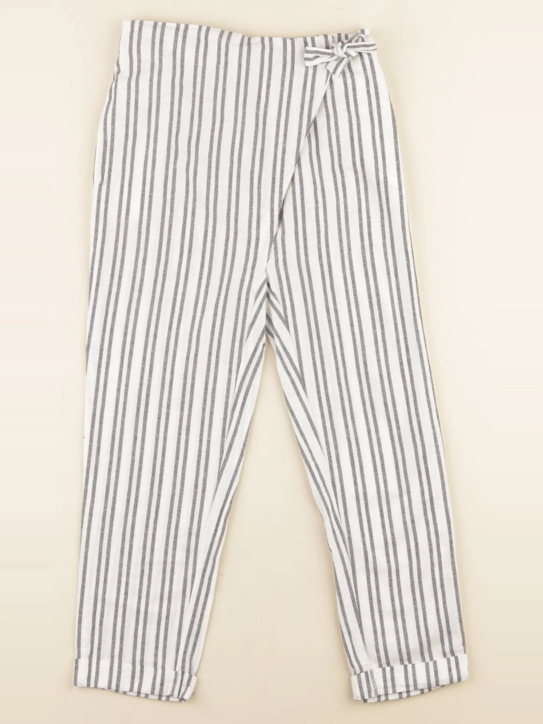 Vertbaudet - pantalon blanc - 7 ans