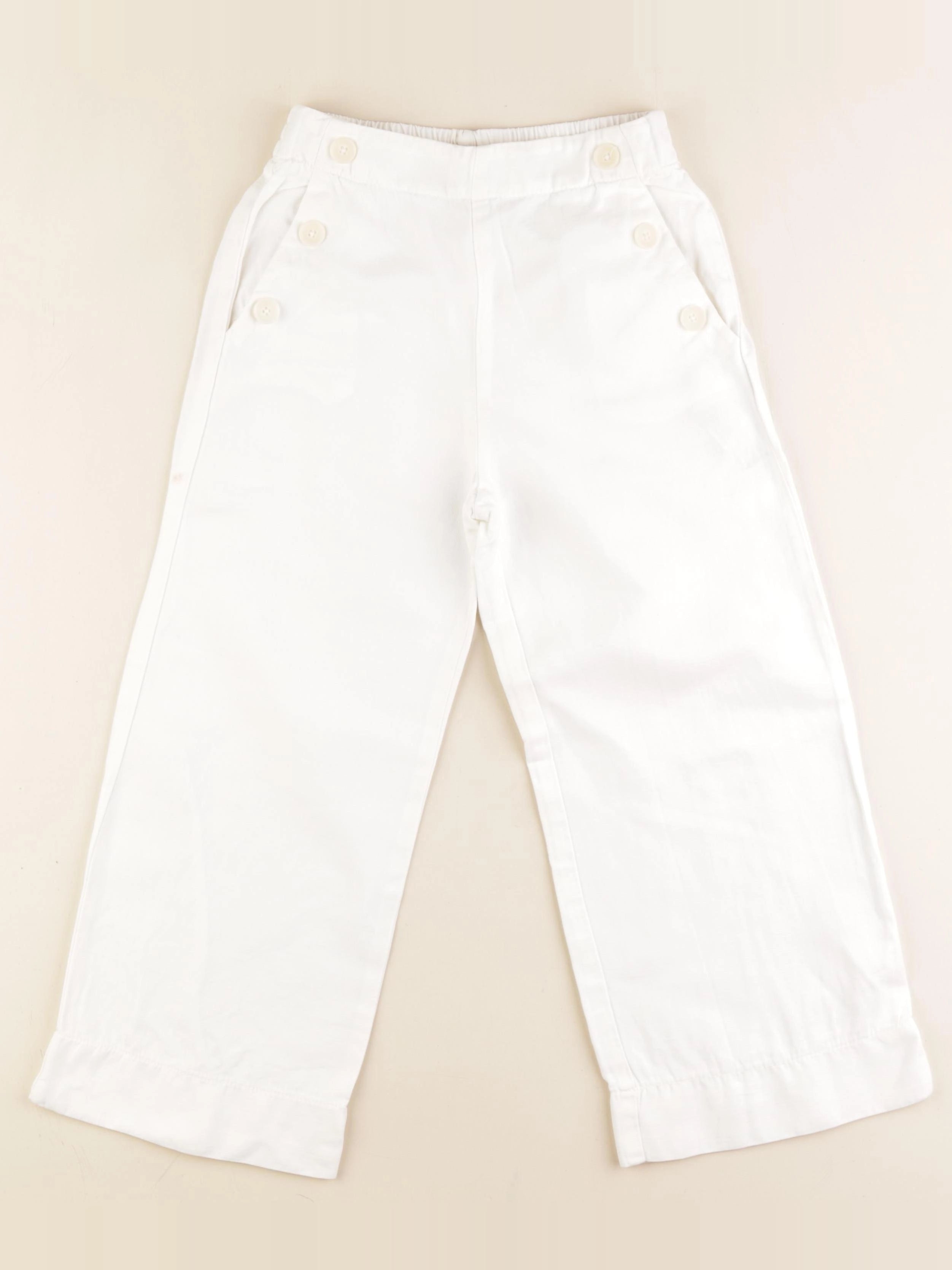 Zara - pantalon blanc - 9 ans