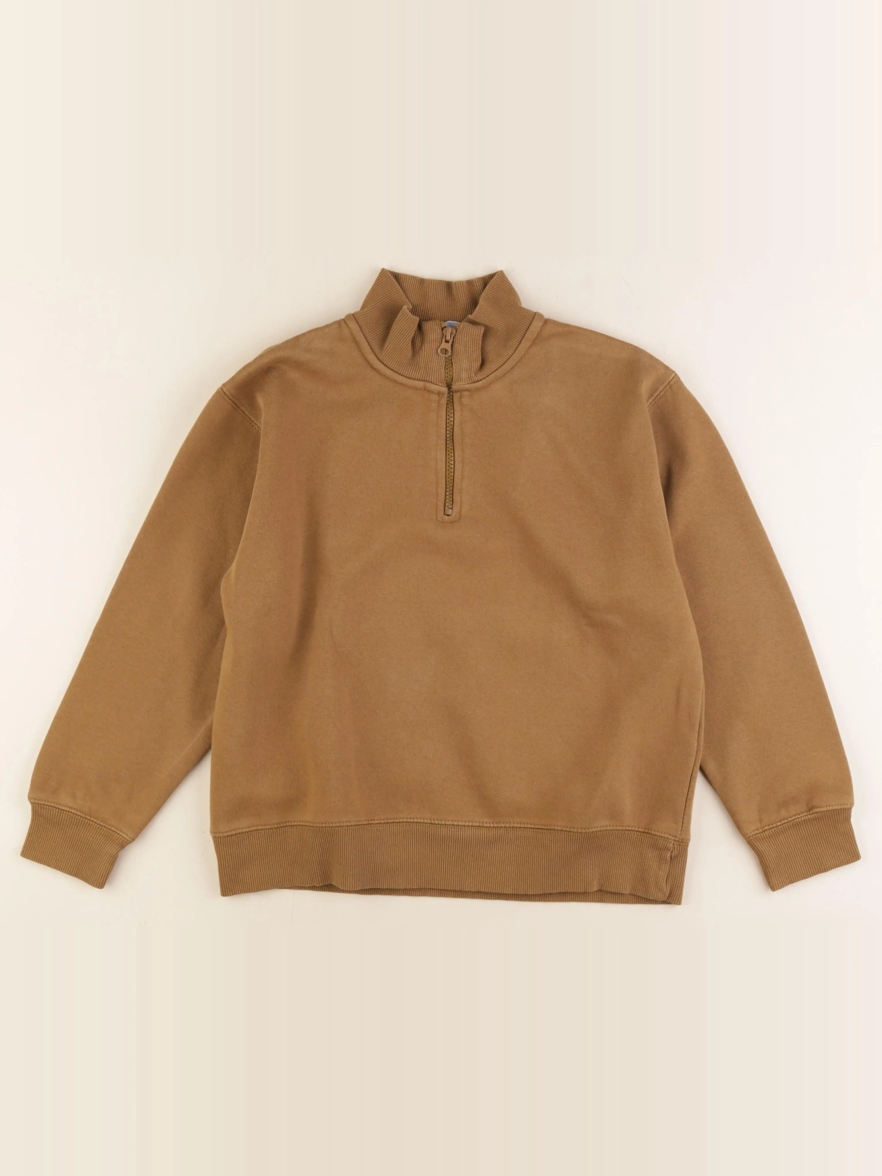 Zara - sweat marron - 9/10 ans