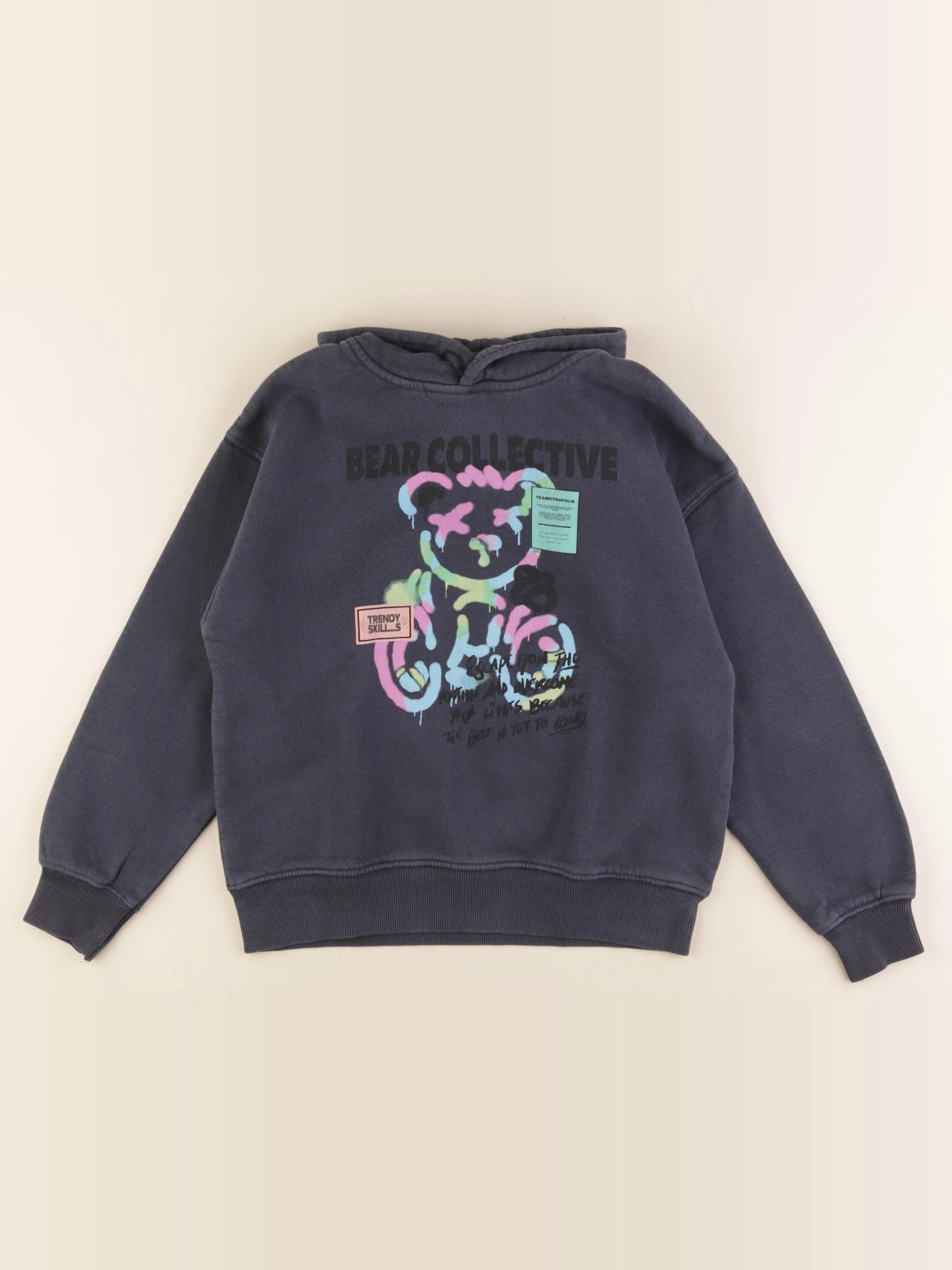 Zara - sweat bleu - 9/10 ans