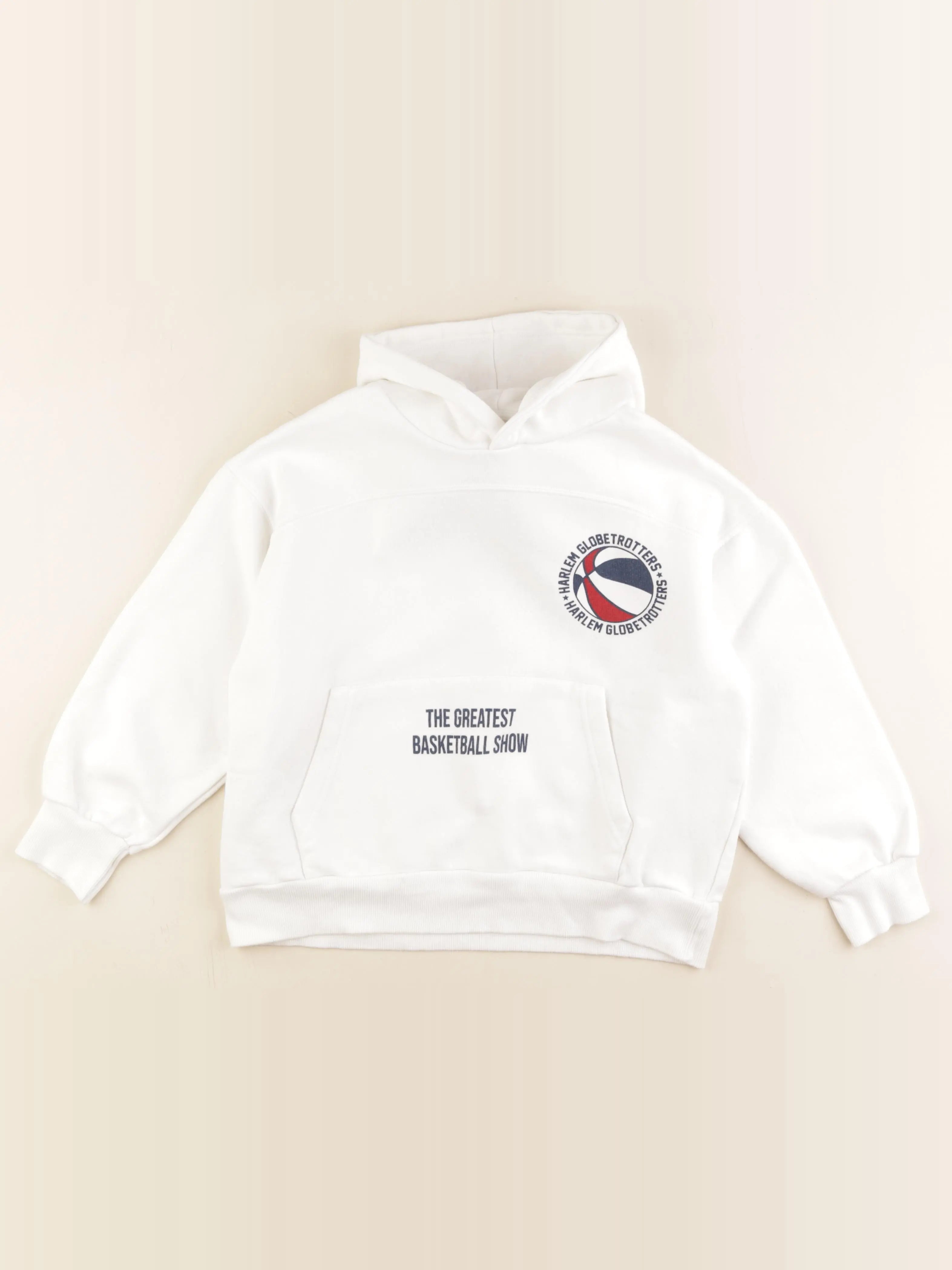 Zara - sweat imprimé au dos blanc - 9/10 ans