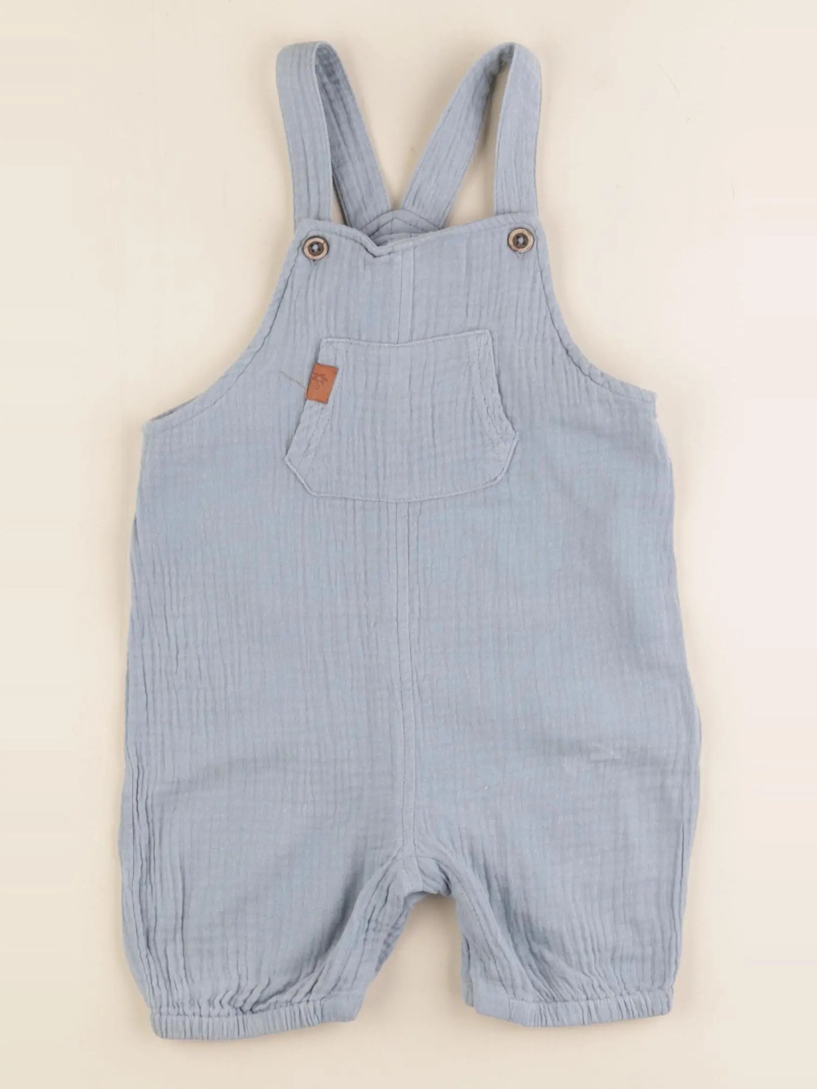 Vertbaudet - salopette bleu - 18 mois