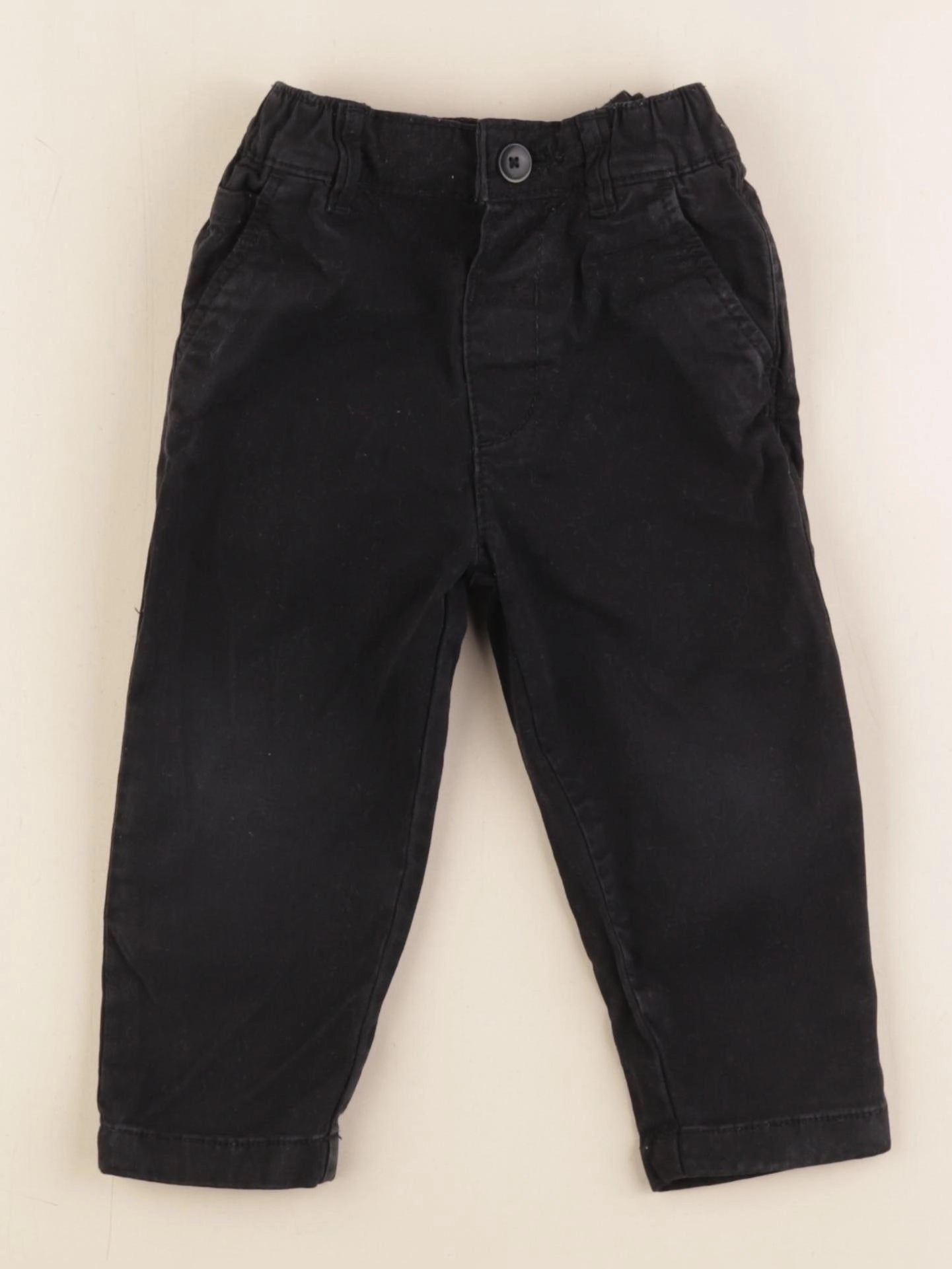 Zara - pantalon noir - 12/18 mois