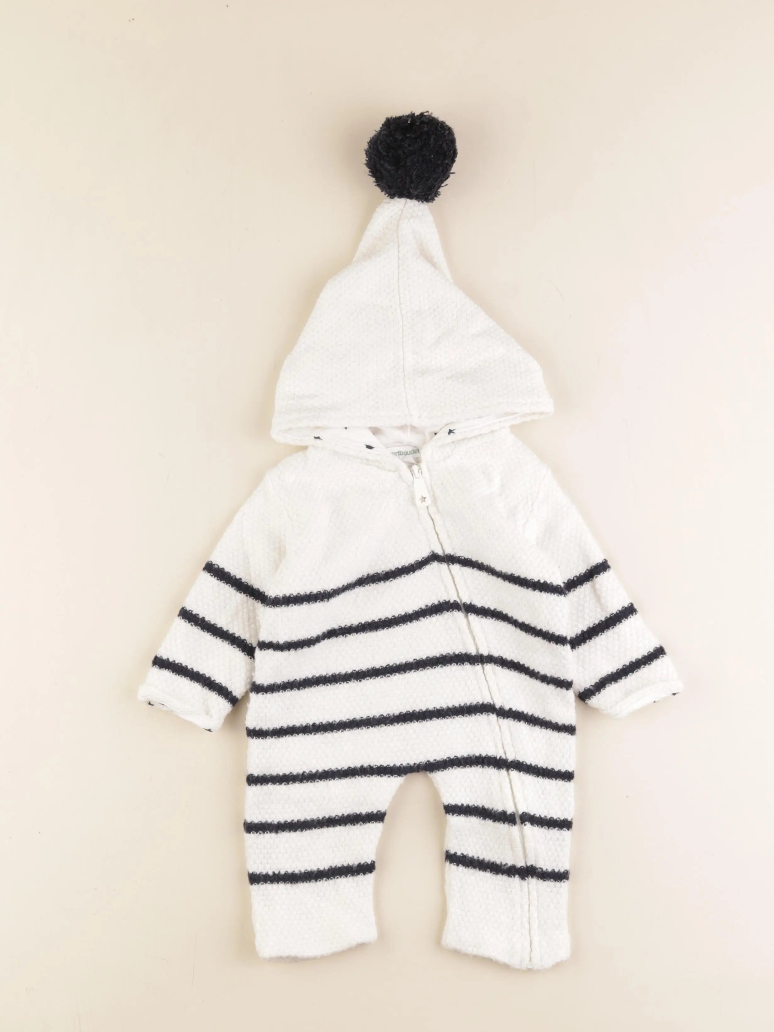 Vertbaudet - combi-pilote multicolore - 3 mois