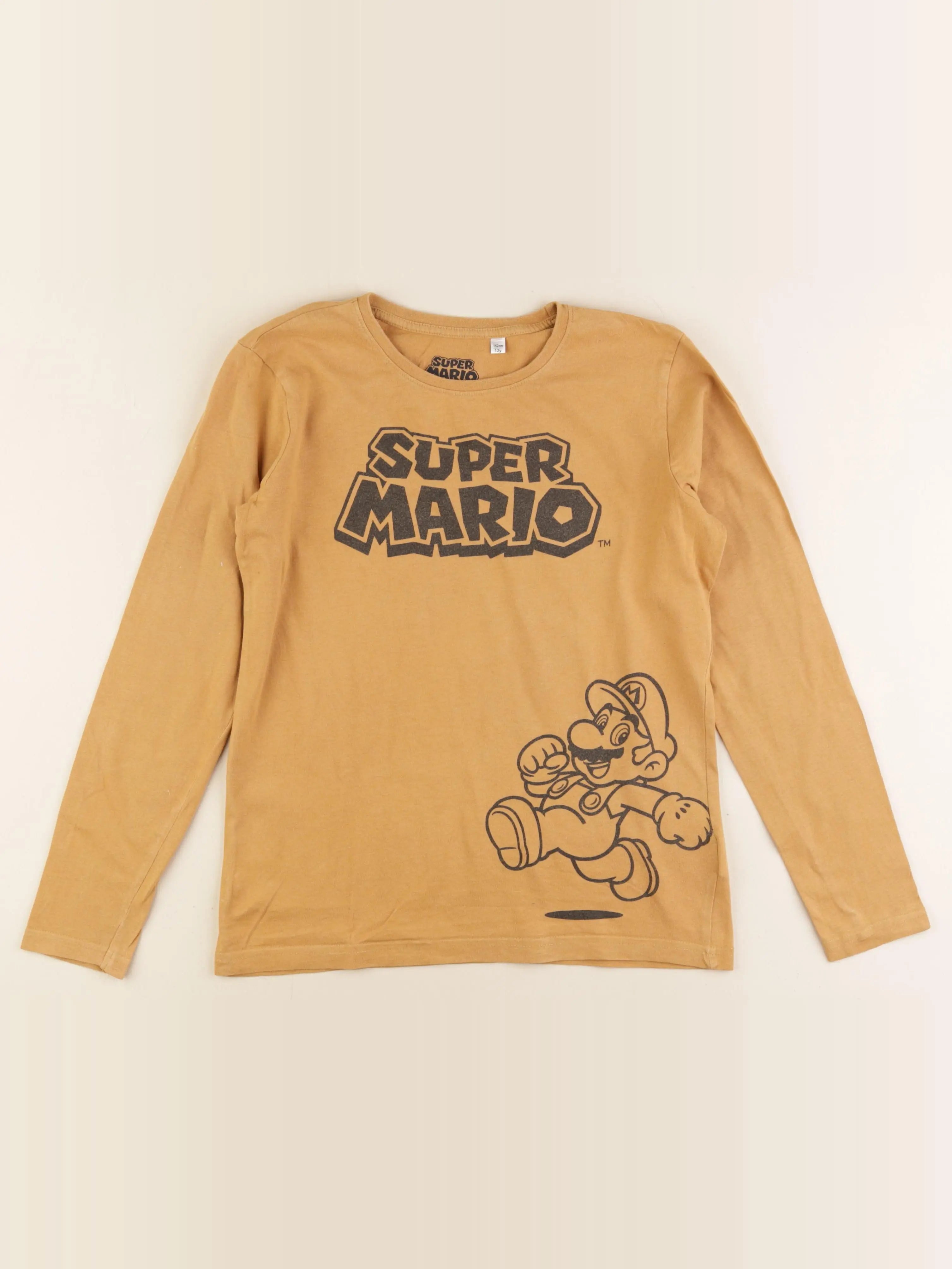 Vertbaudet - tee-shirt jaune - 12 ans