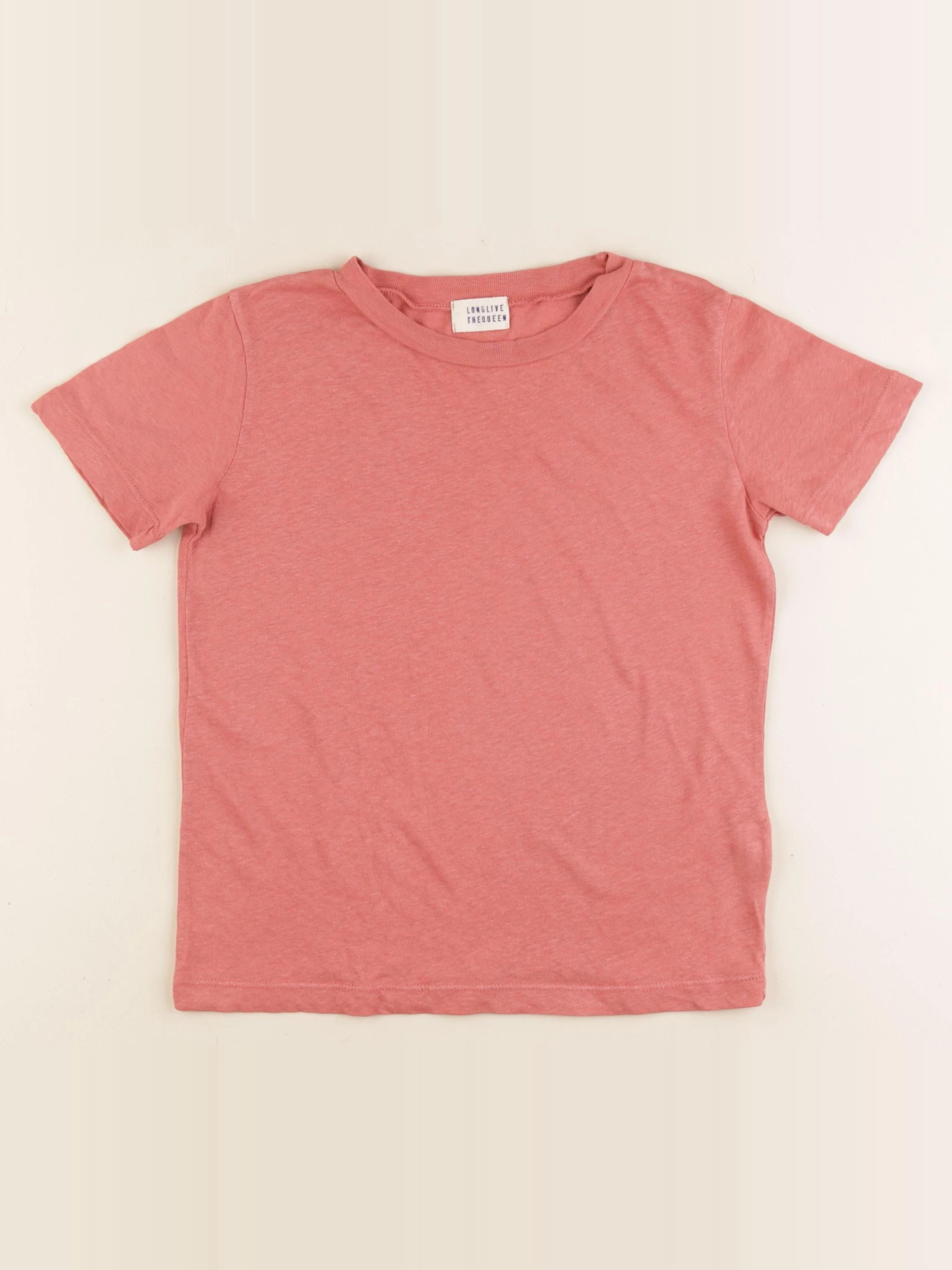 Longlivethequeen - tee-shirt rose - 10 ans