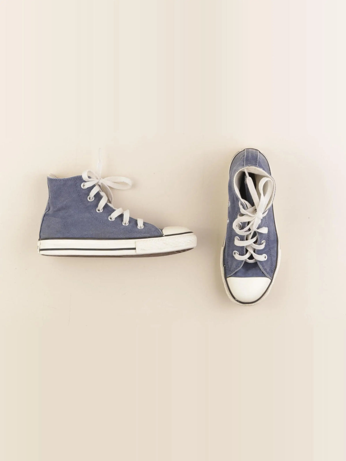 Converse - tennis à scratch/ lacets bleu - pointure 33