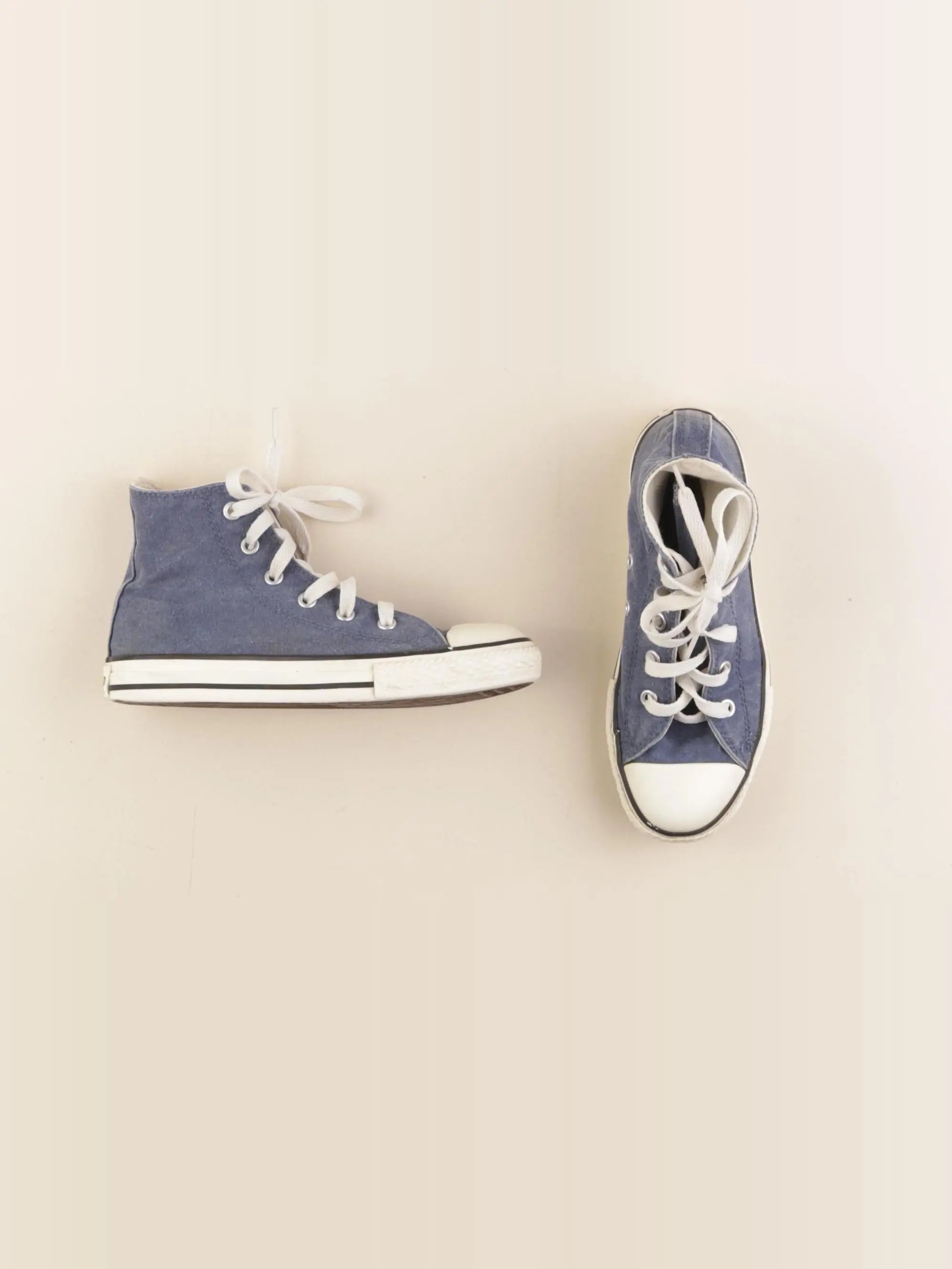 Converse - tennis à scratch/ lacets bleu - pointure 33