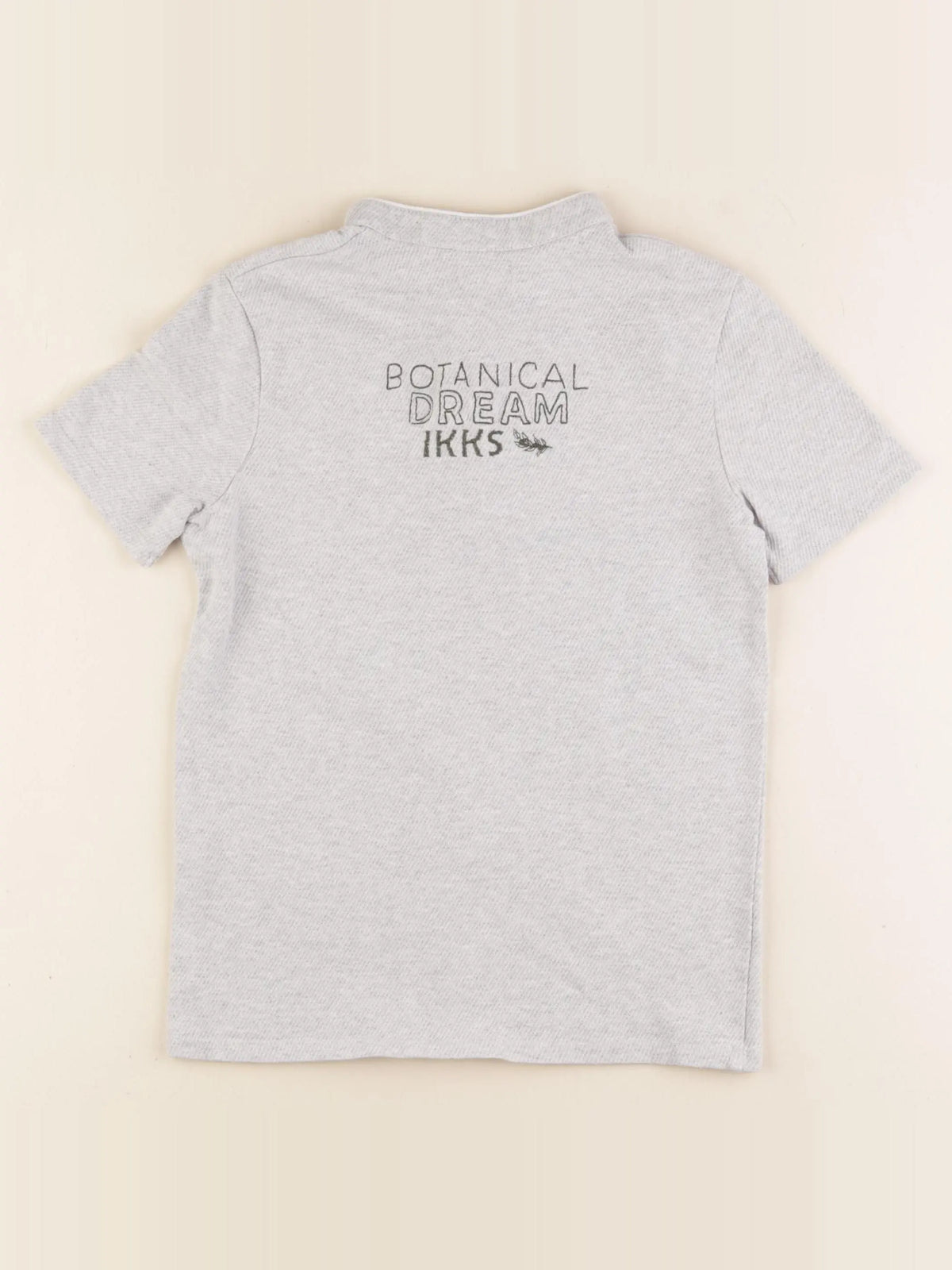 IKKS - tee-shirt imprimé au dos gris - 10 ans