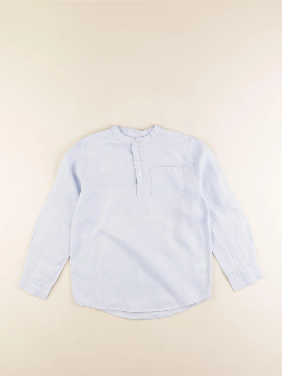 Monoprix - chemise bleu - 8 ans
