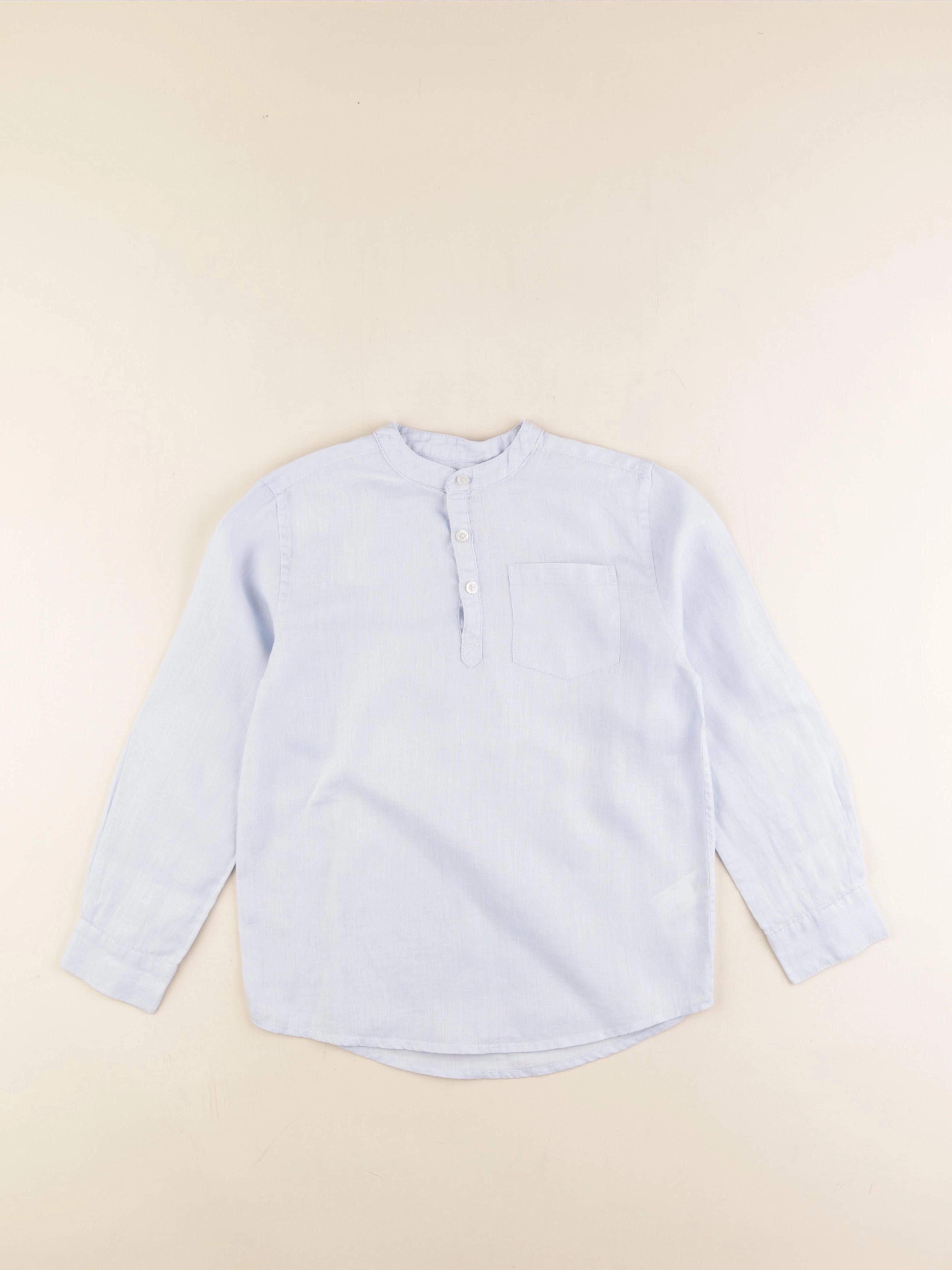 Monoprix - chemise bleu - 8 ans