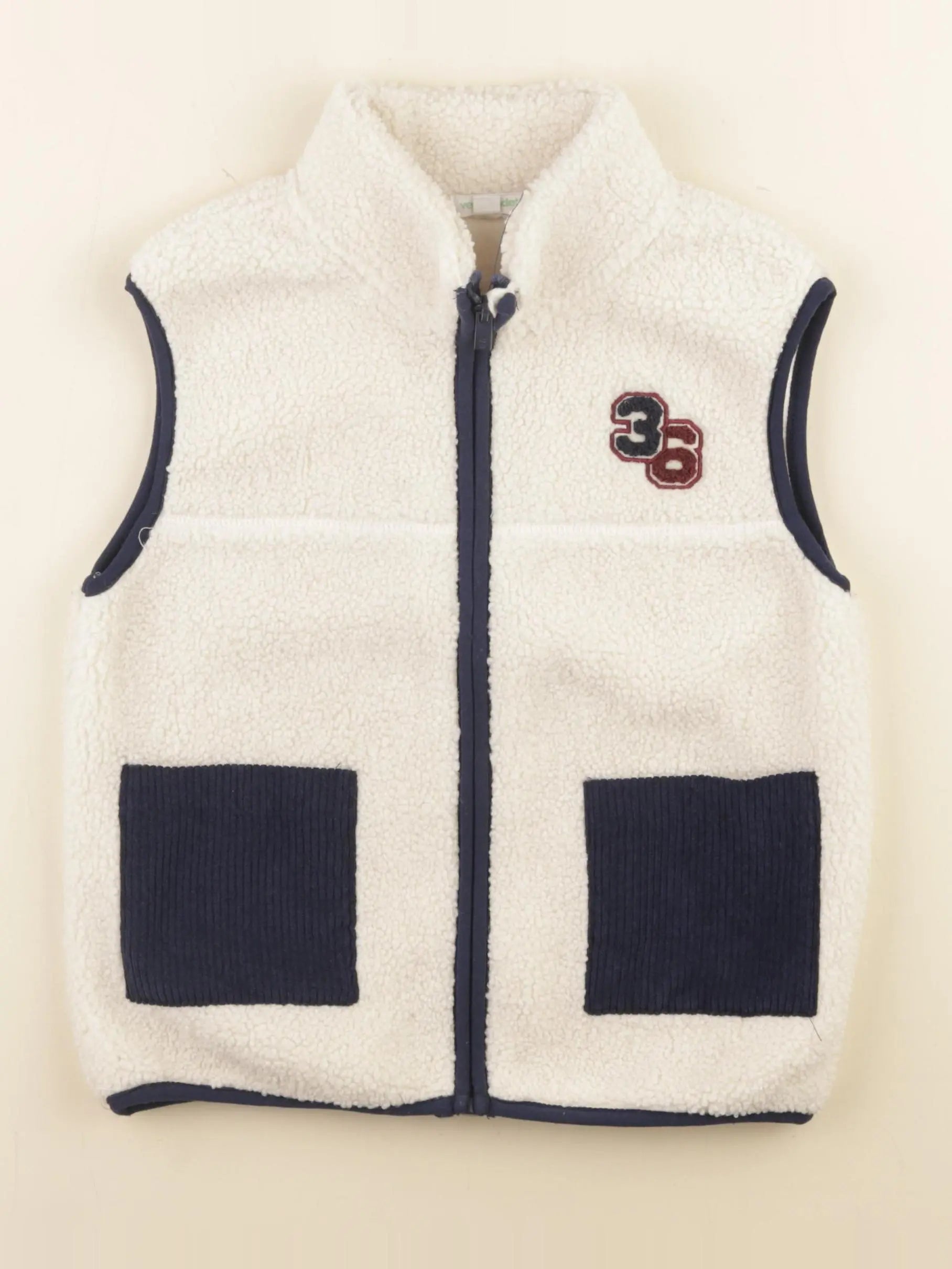 Vertbaudet - veste beige - 5 ans