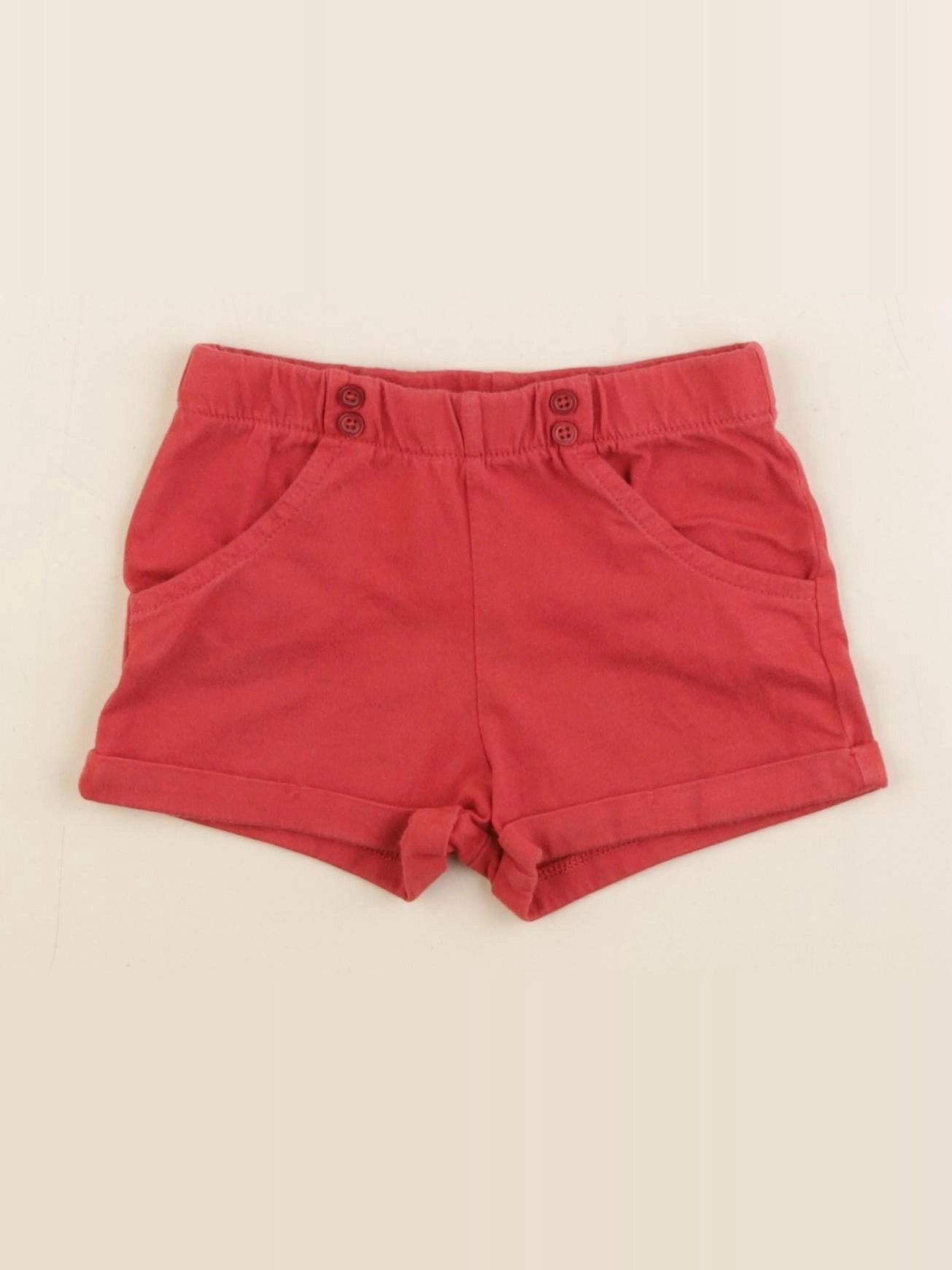 Boutchou - short rouge - 18 mois