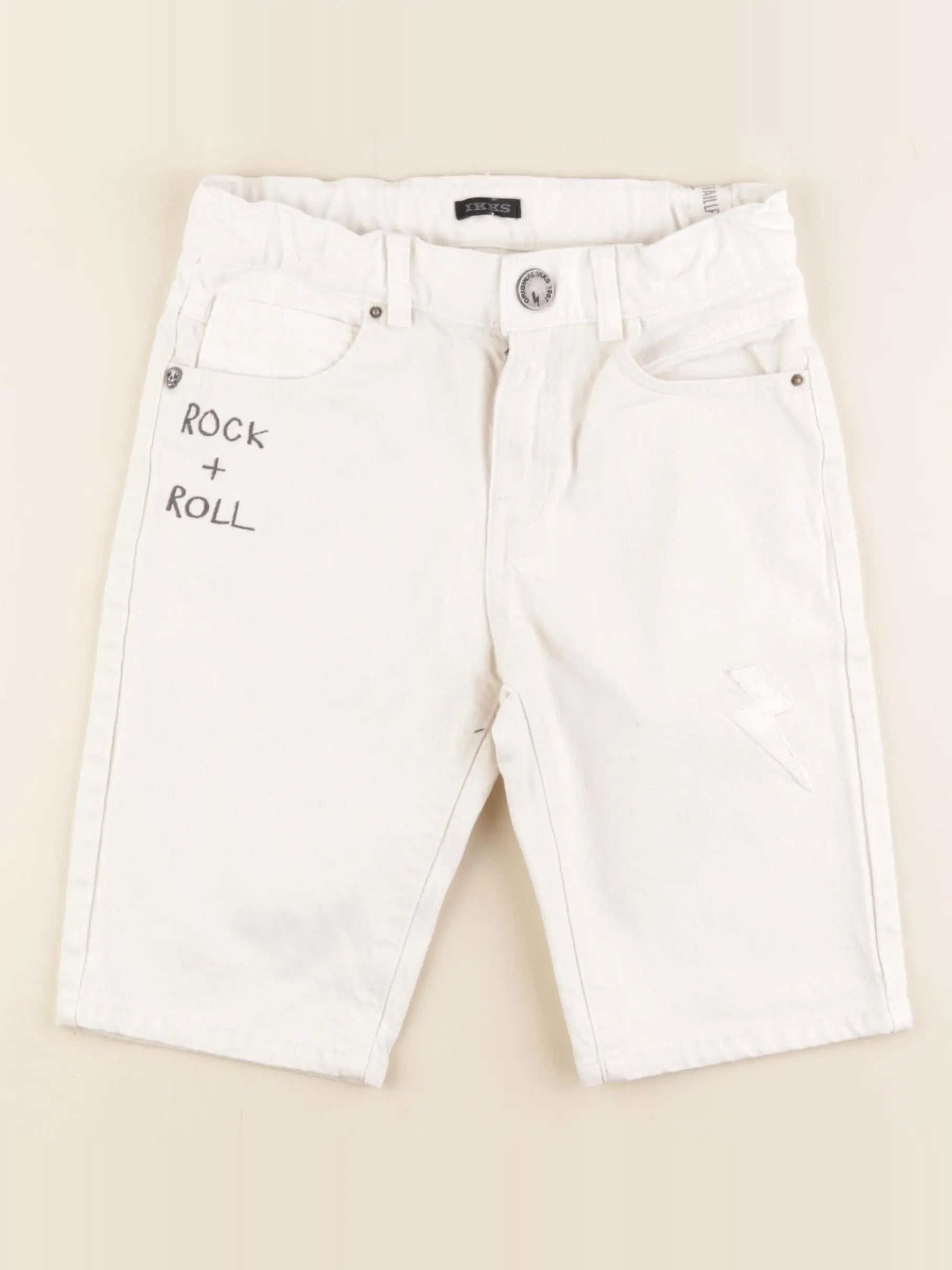 IKKS - short blanc - 10 ans