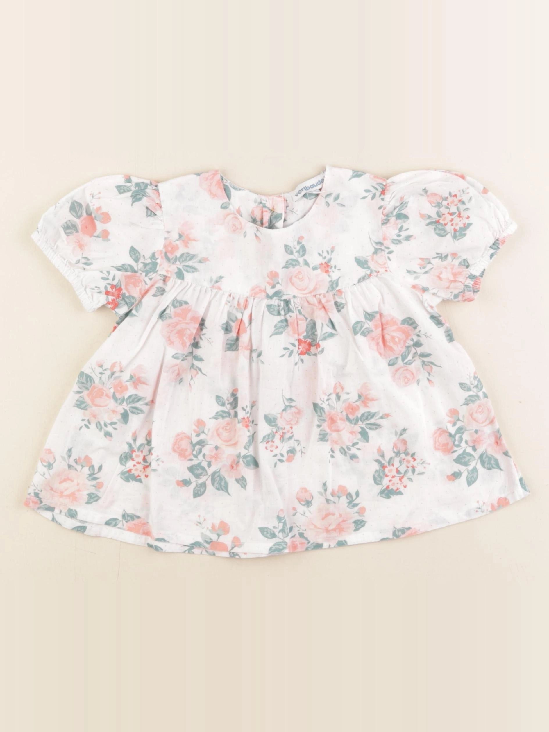 Vertbaudet - blouse multicolore - 18 mois