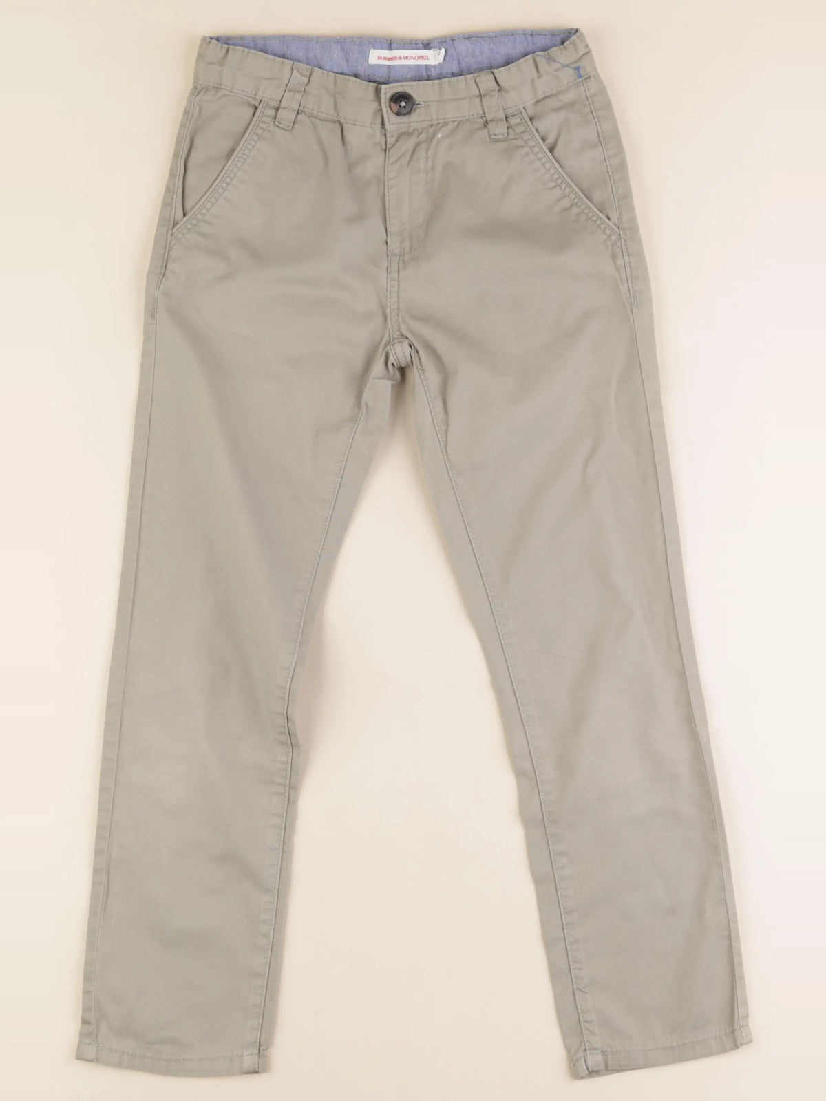 Monoprix - pantalon beige - 8 ans