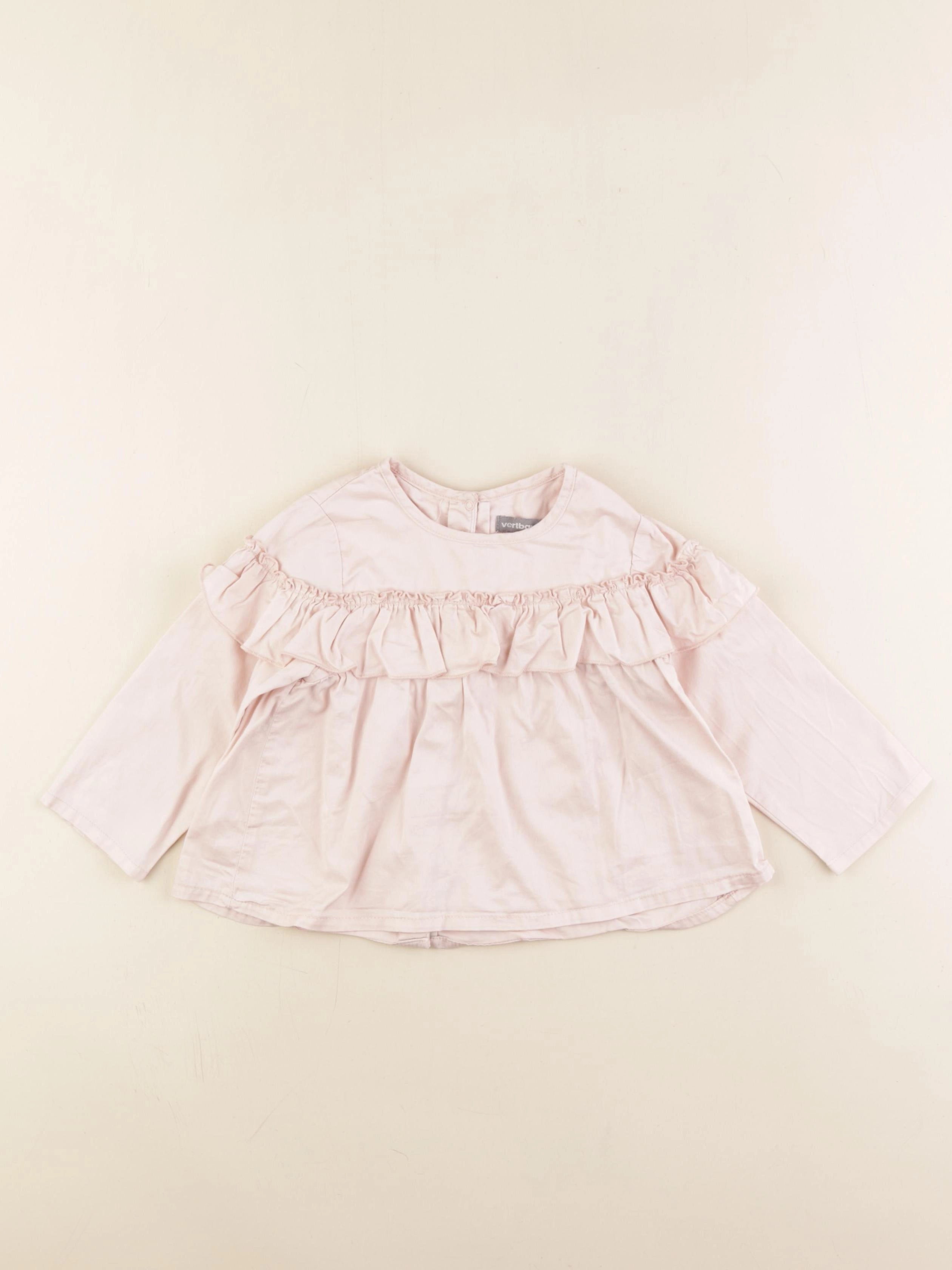Vertbaudet - blouse rose - 2 ans