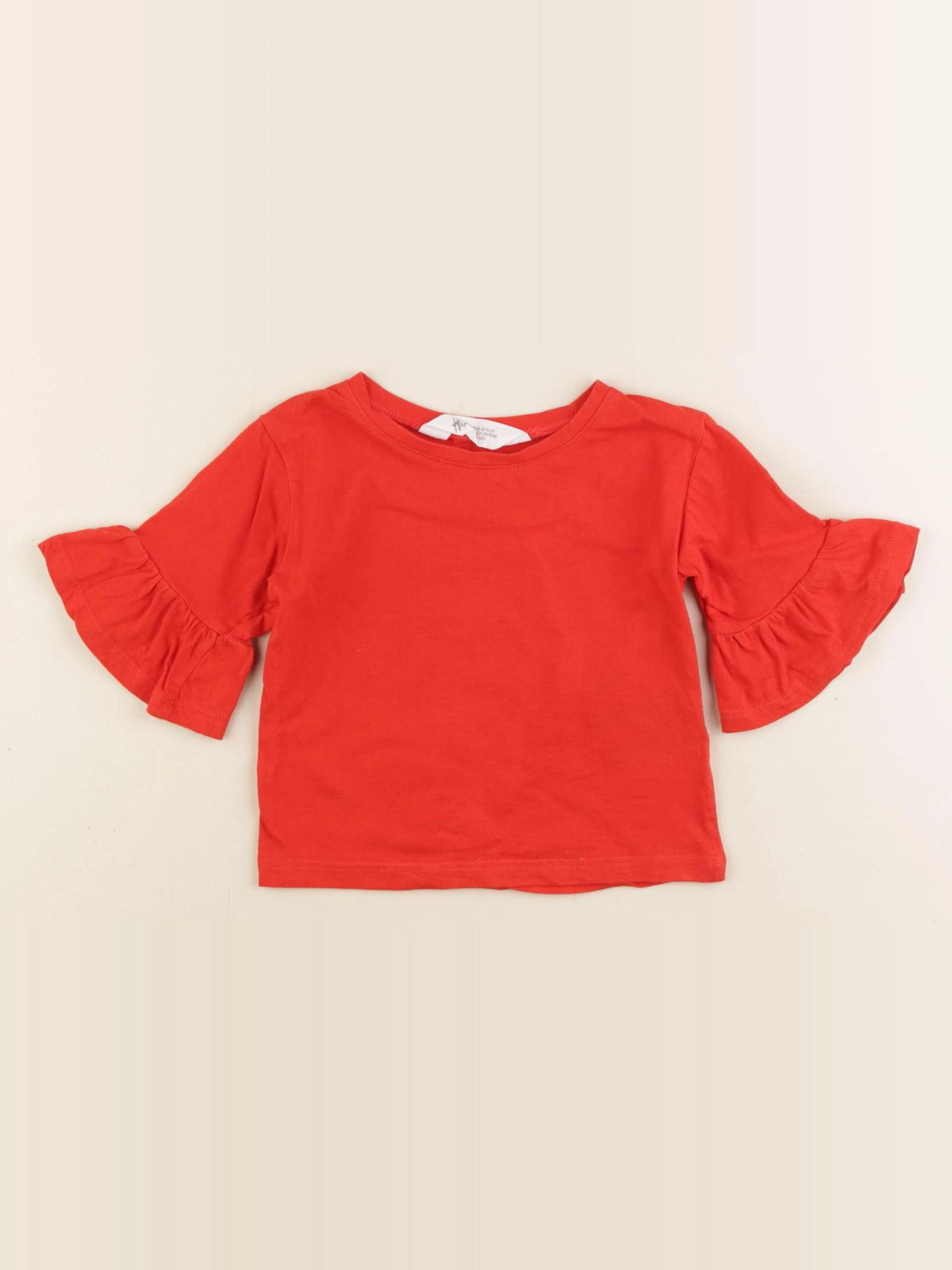 H&M - tee-shirt rouge - 18/24 mois