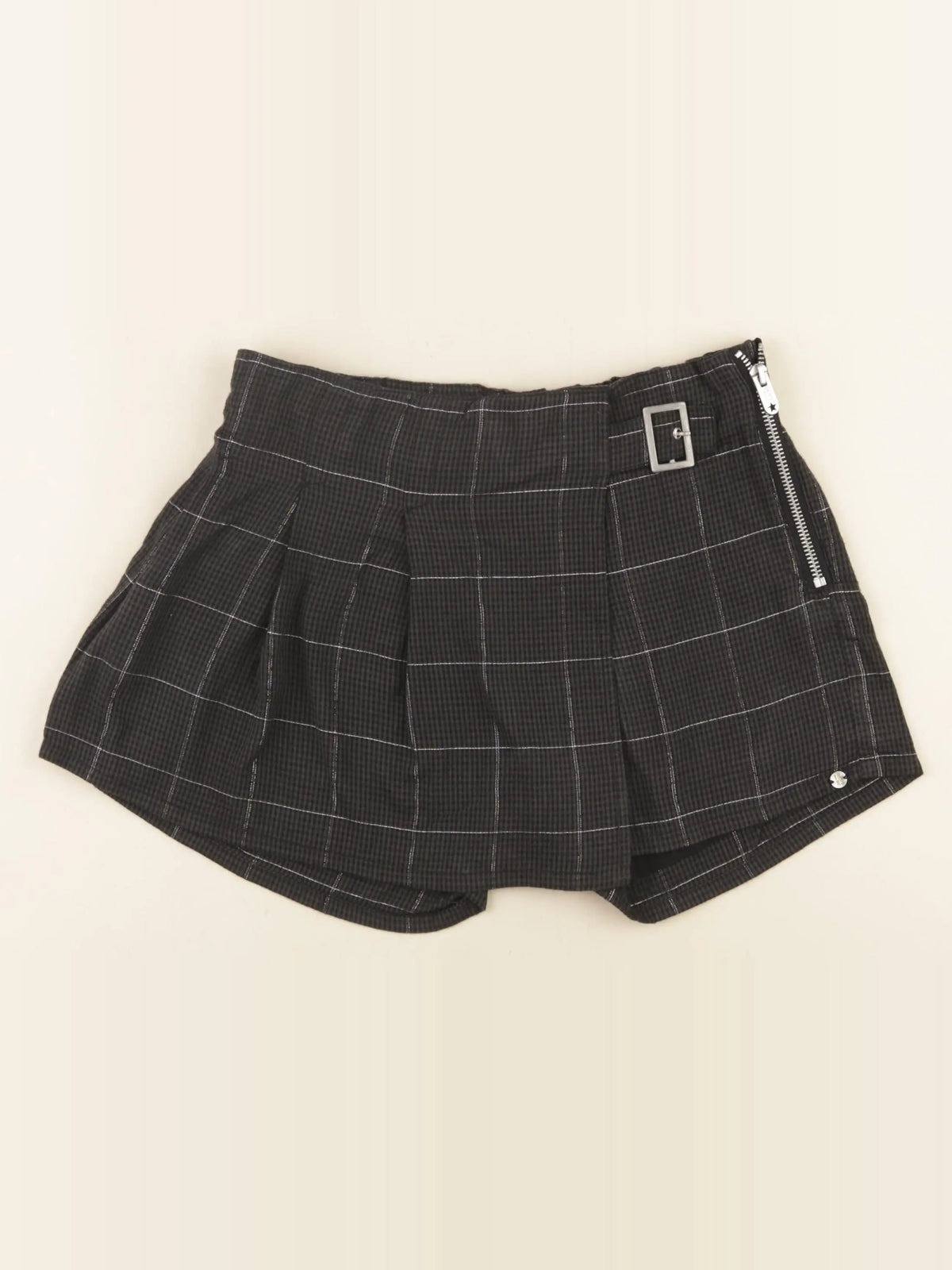 IKKS - jupe short gris - 10 ans