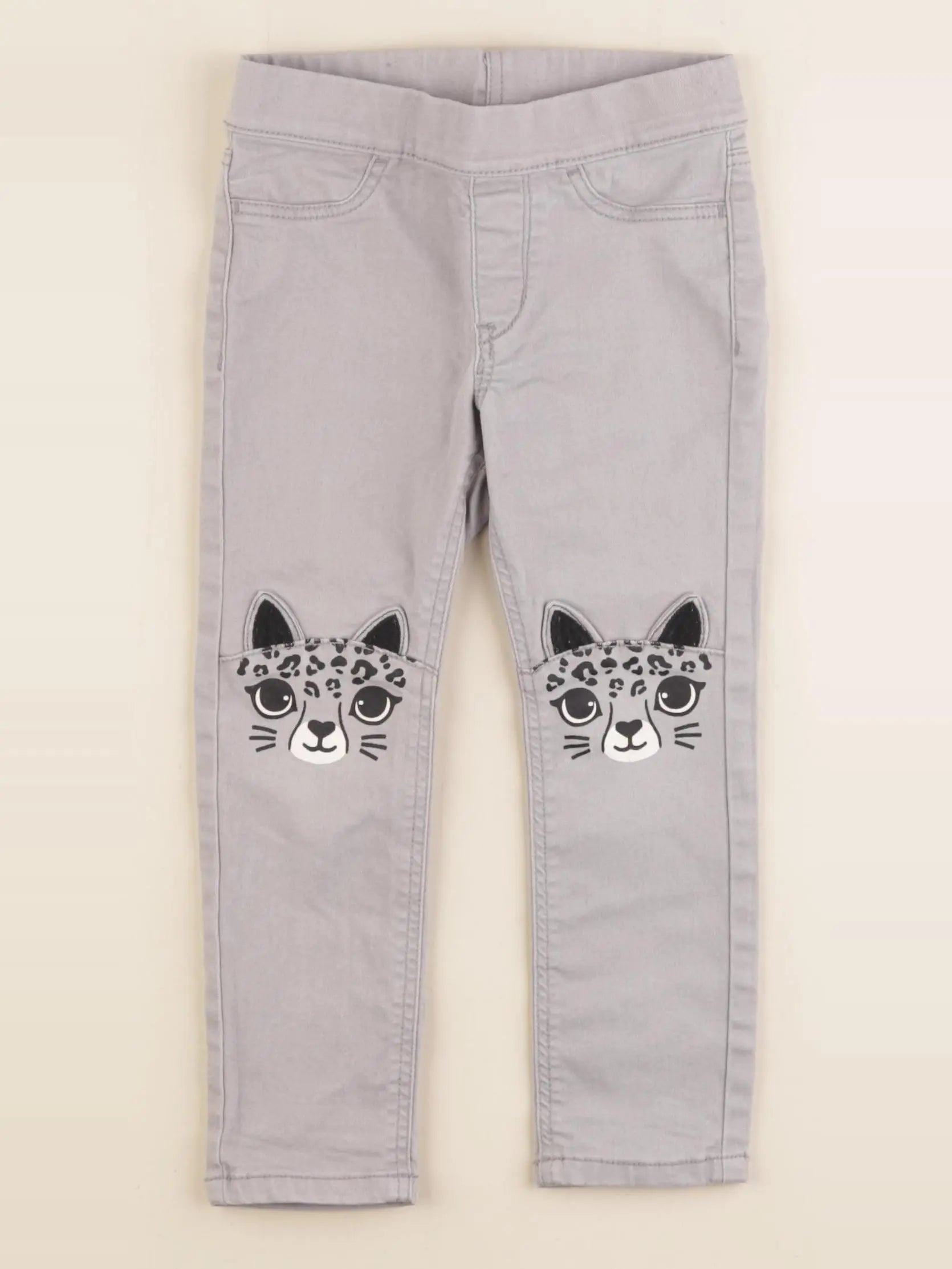 H&M - jegging gris - 18/24 mois