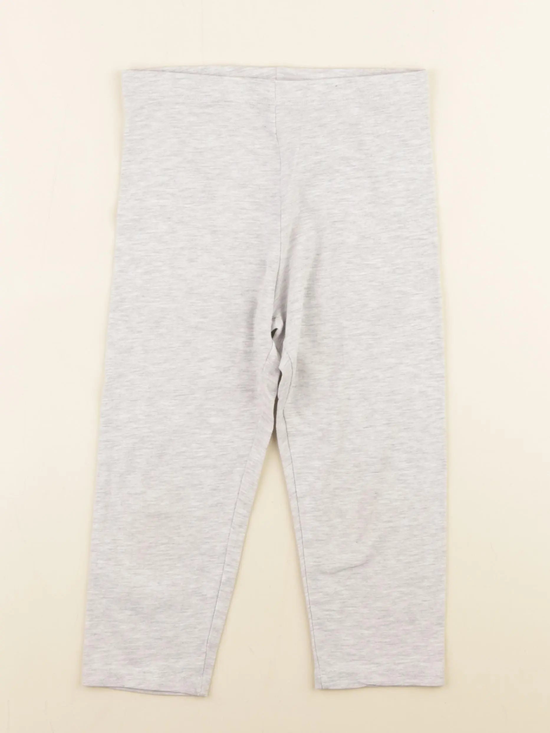 H&M - legging court gris - 8/9 ans