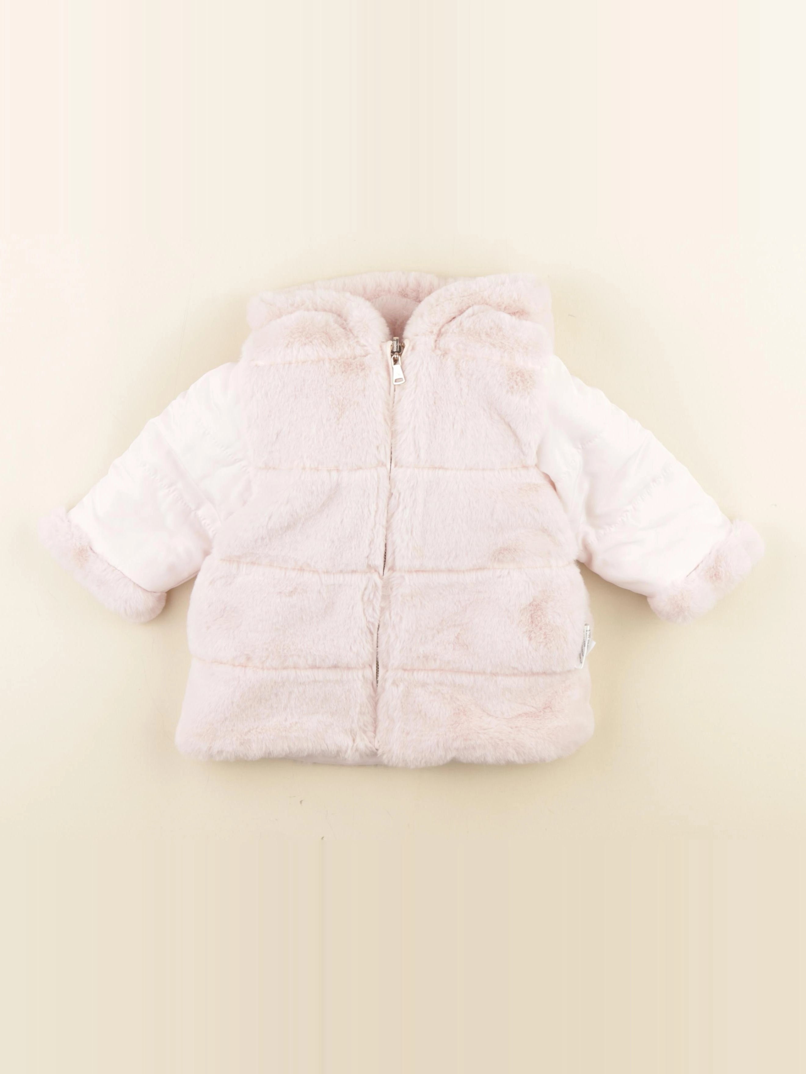 Tartine & Chocolat - manteau réversible rose - 18 mois