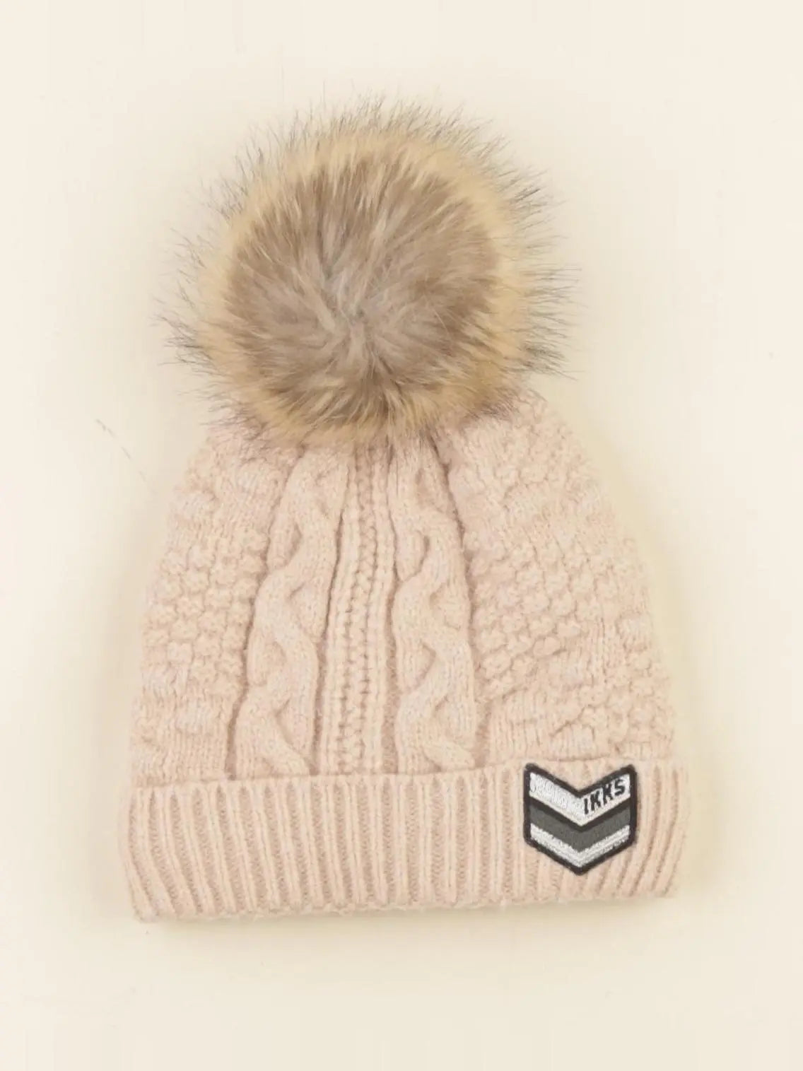 IKKS - bonnet rose - 6/8 ans