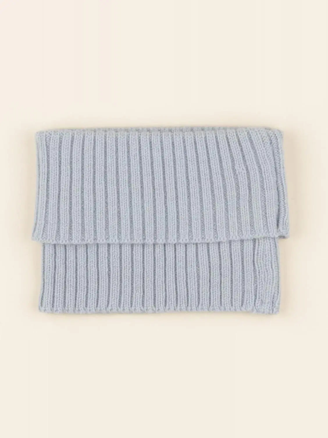 Tour de cou Gaston tricot bleu chiné