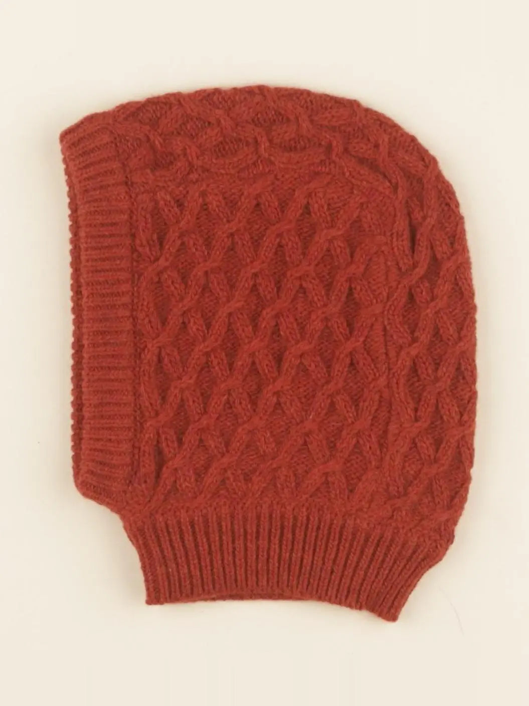 Cagoule Eliott tricot chataigne