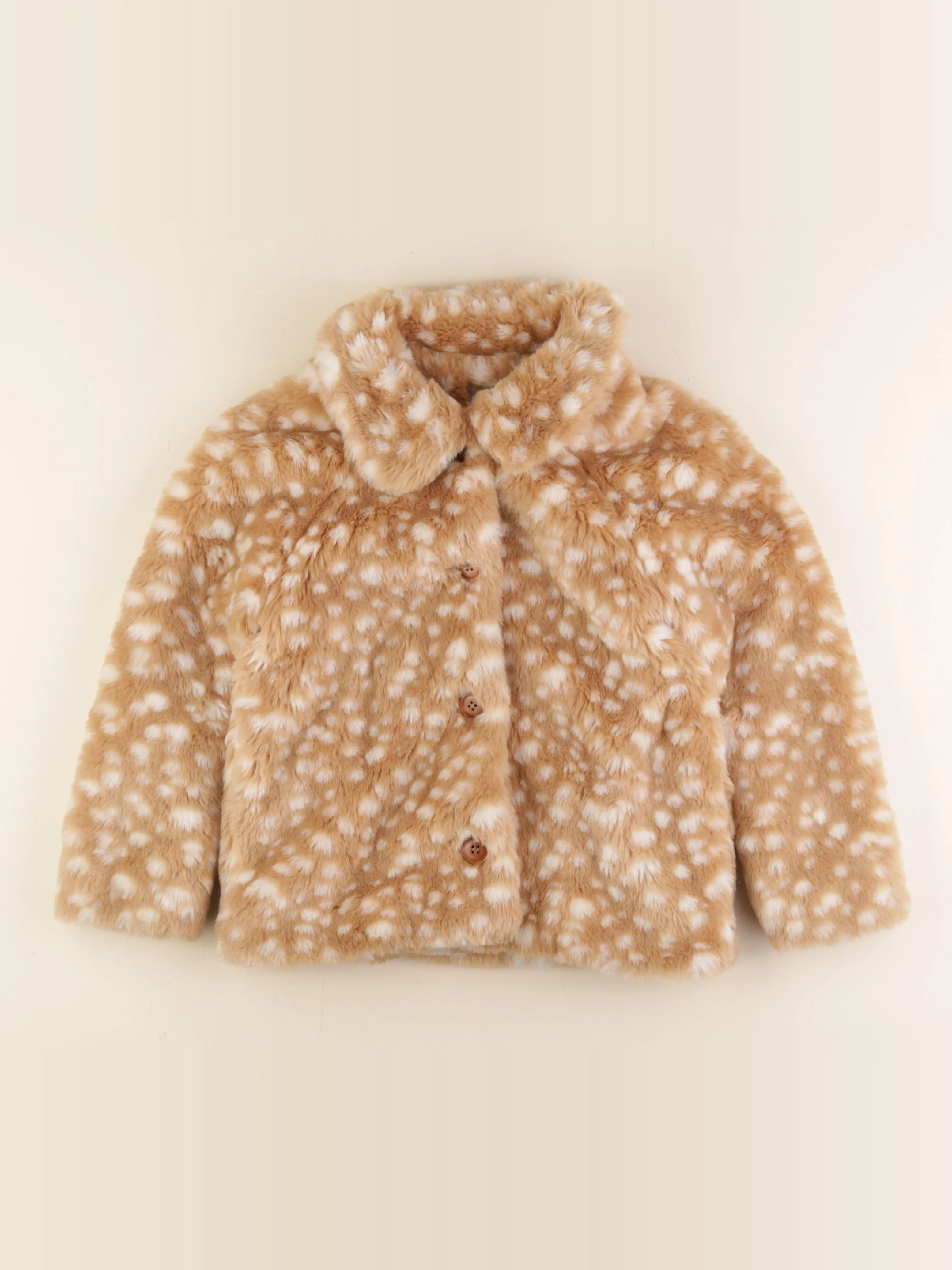 Emile et Ida - manteau beige - 8 ans