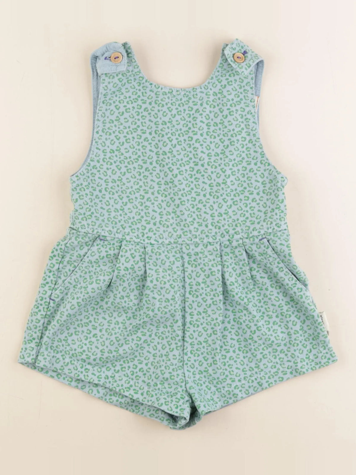 Piupiuchick - combinaison bleu, vert - 3 ans