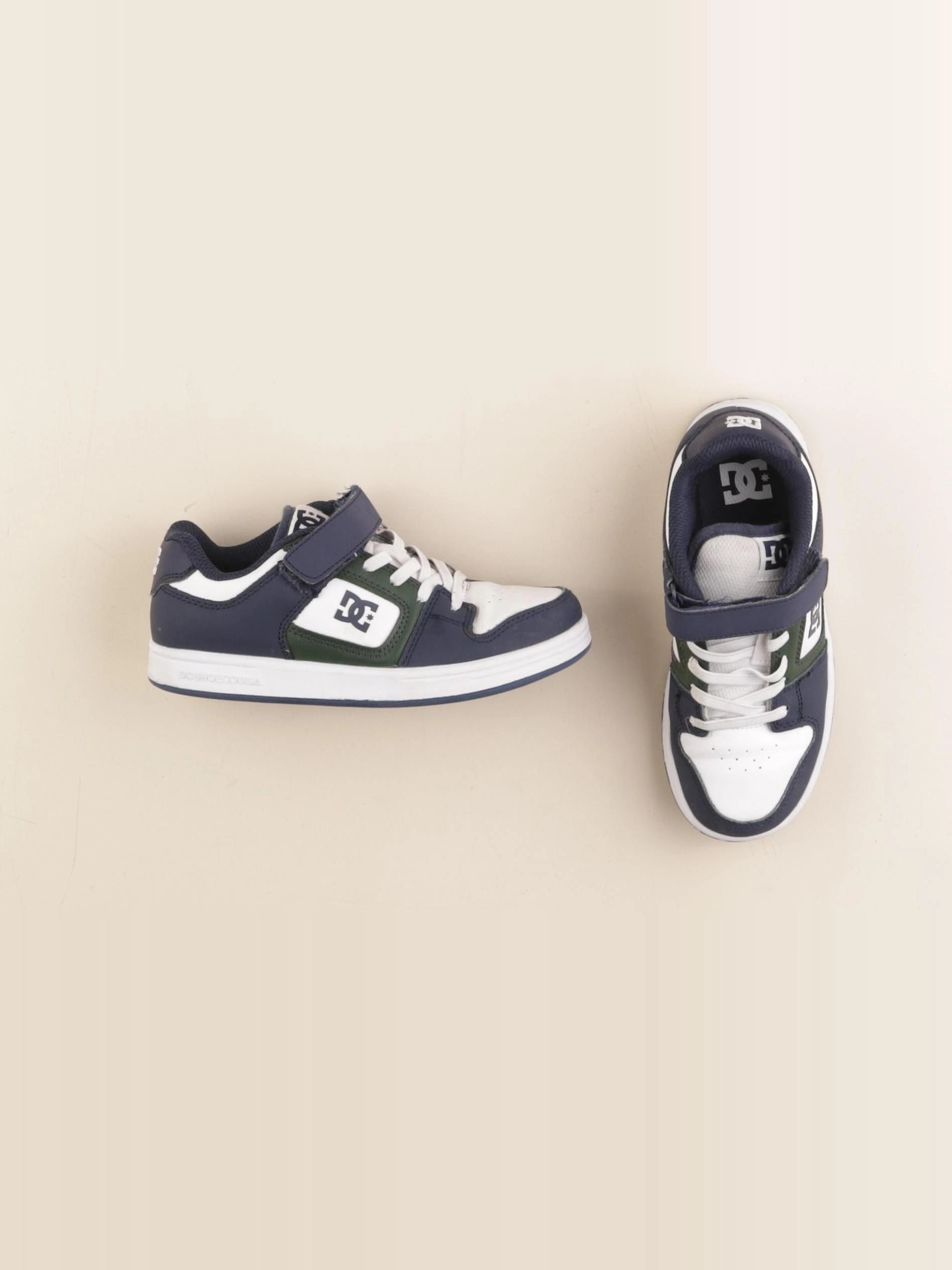 DC - baskets blanc, bleu - pointure 33