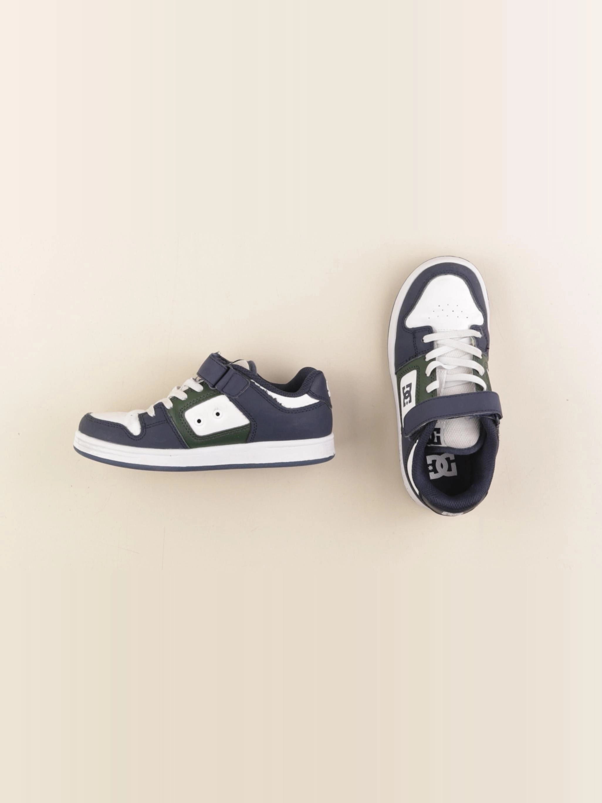 DC - baskets blanc, bleu - pointure 33