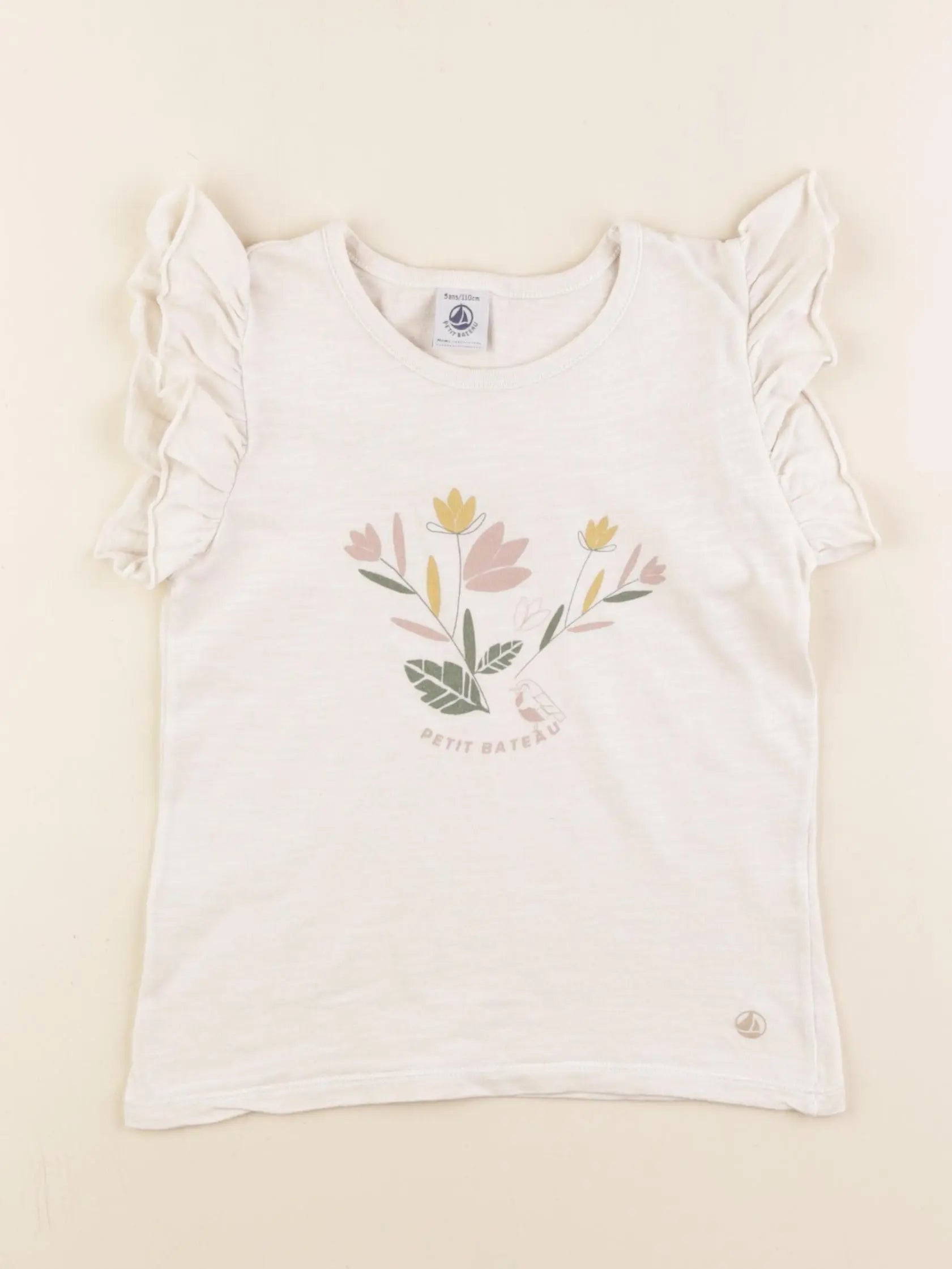 Petit Bateau - débardeur beige - 5 ans