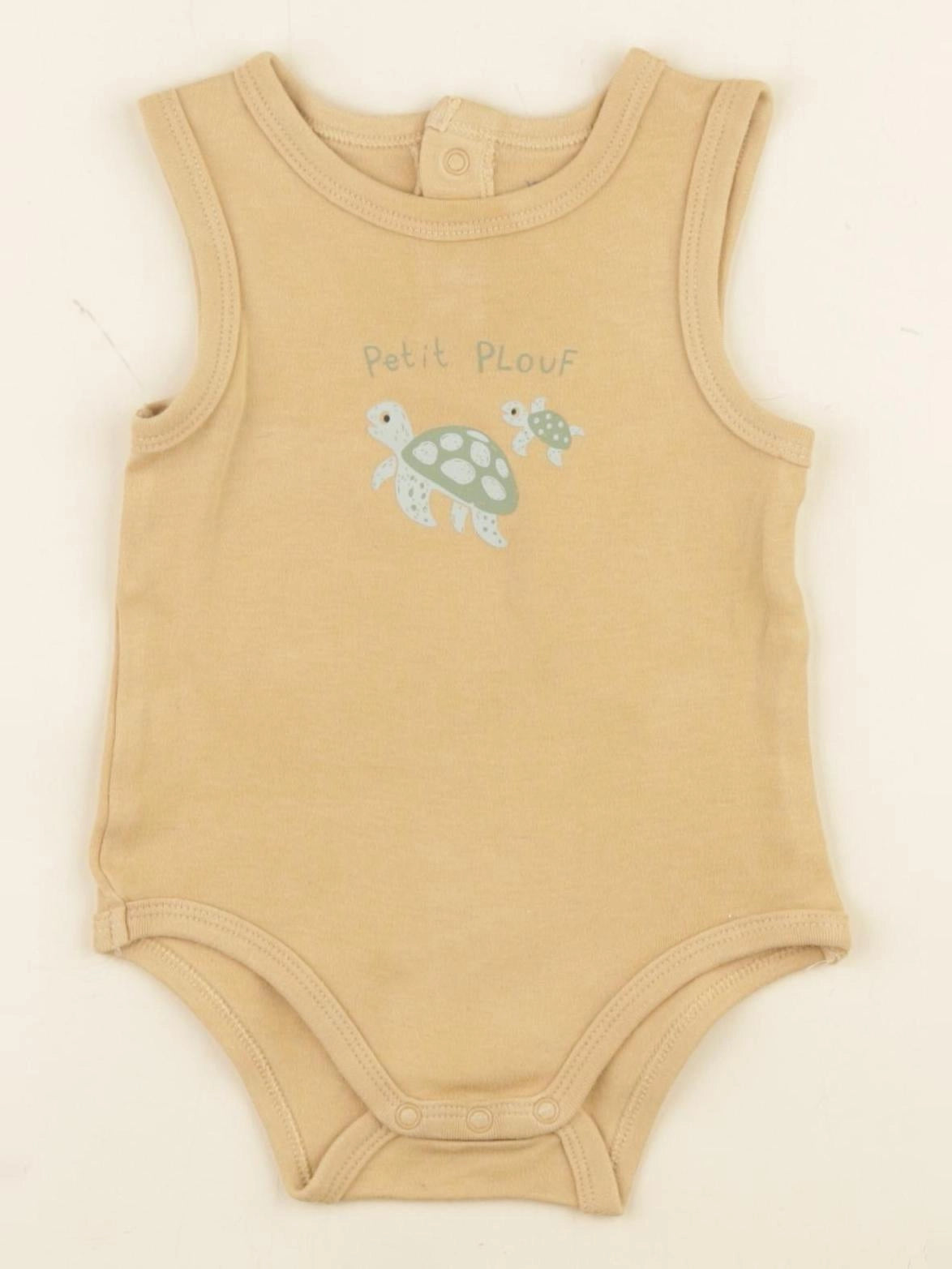 Vertbaudet - body jaune - 9 mois