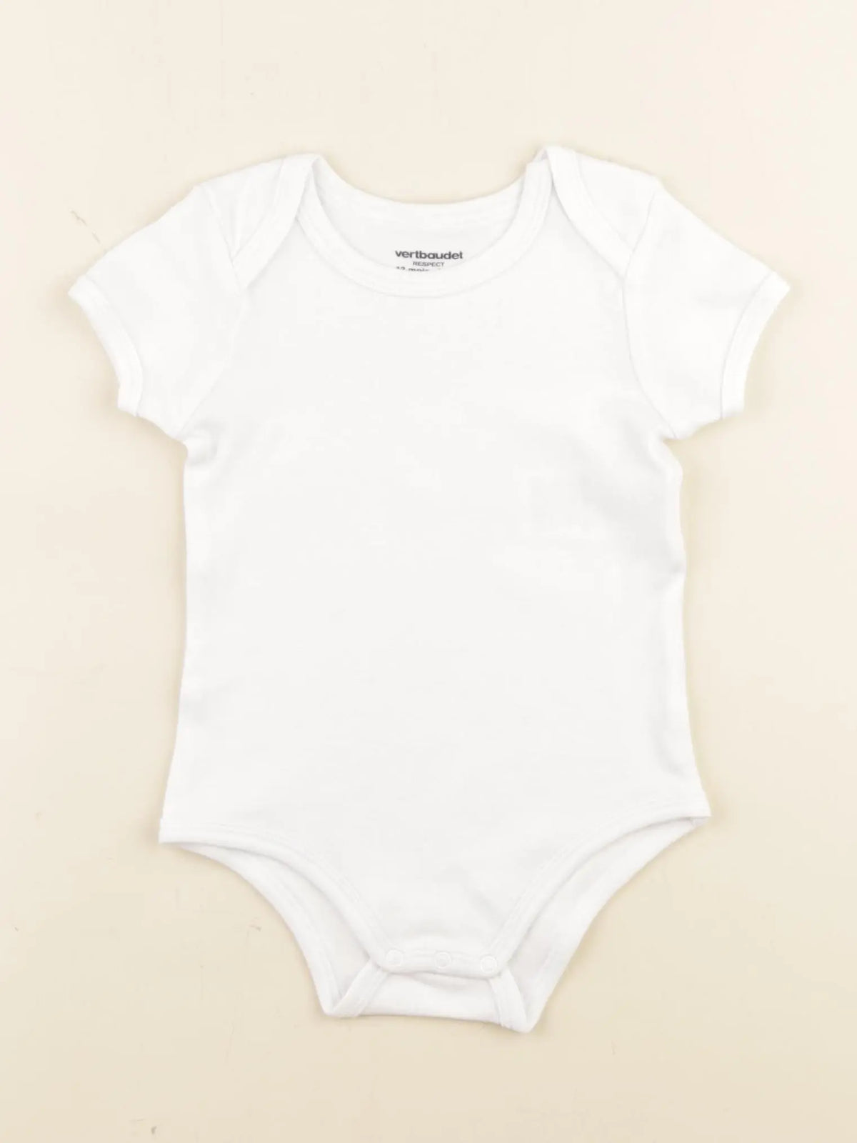 Vertbaudet - body blanc - 12 mois