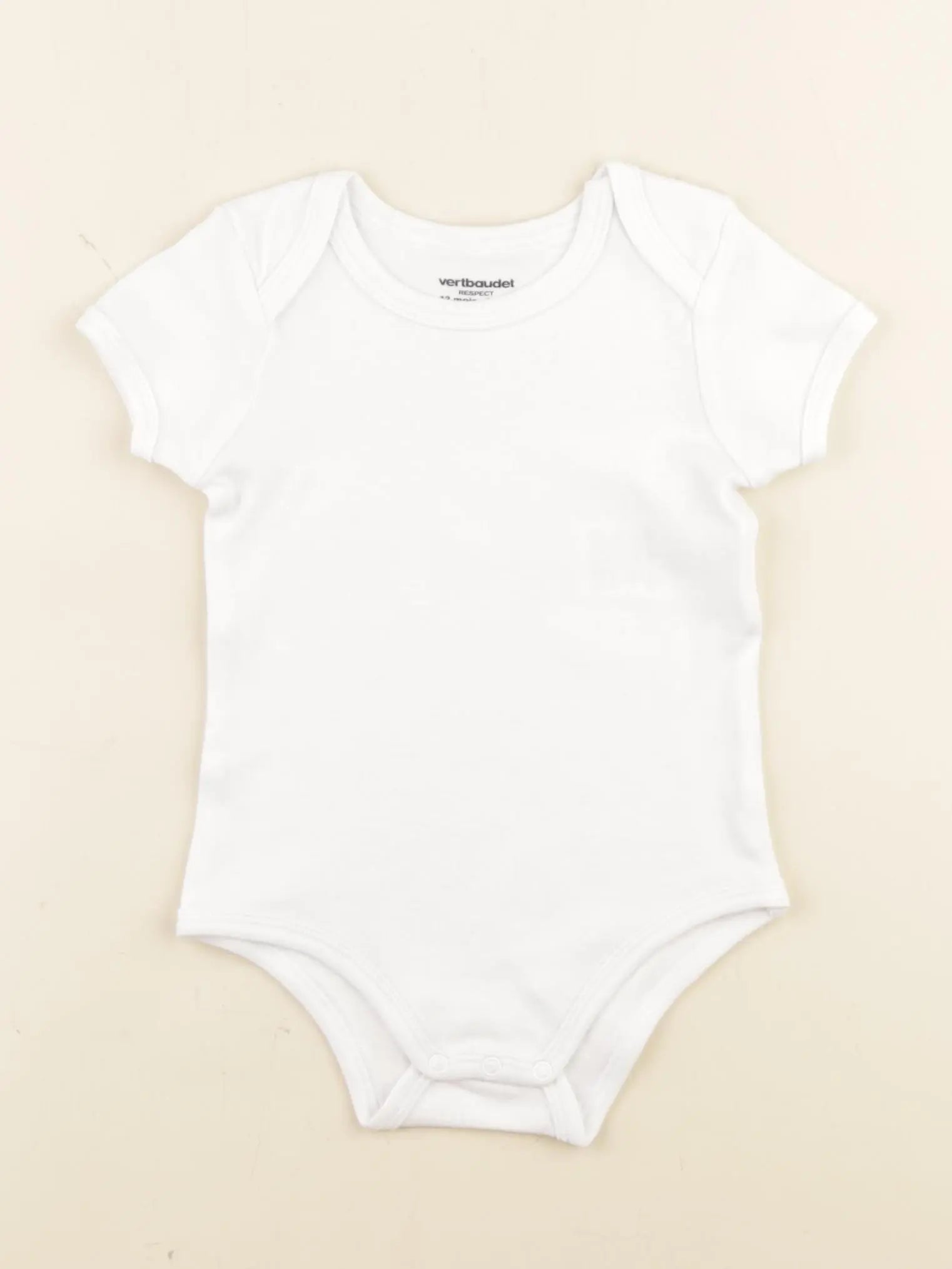 Vertbaudet - body blanc - 12 mois