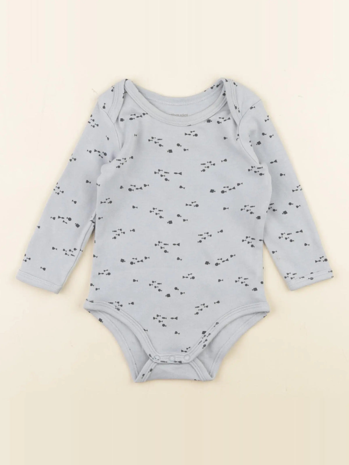 Vertbaudet - body bleu - 9 mois