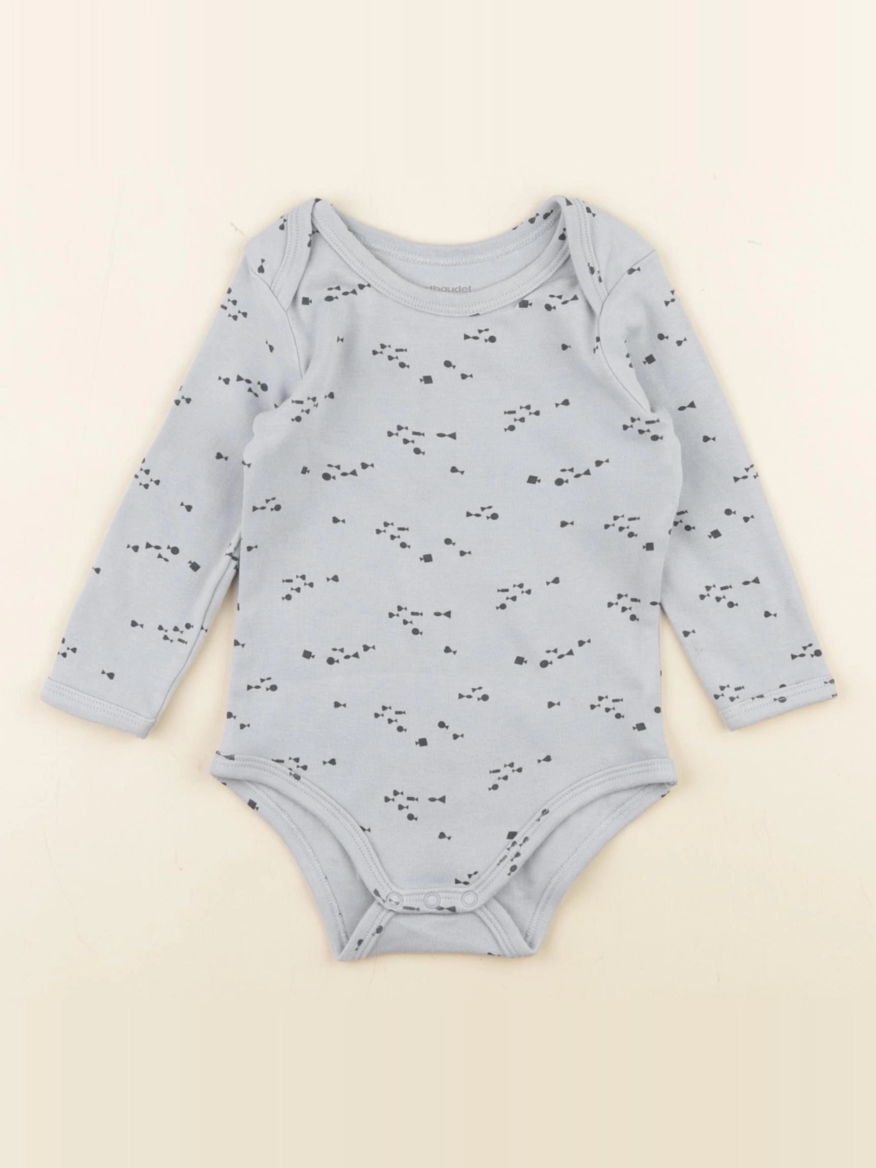 Vertbaudet - body bleu - 9 mois