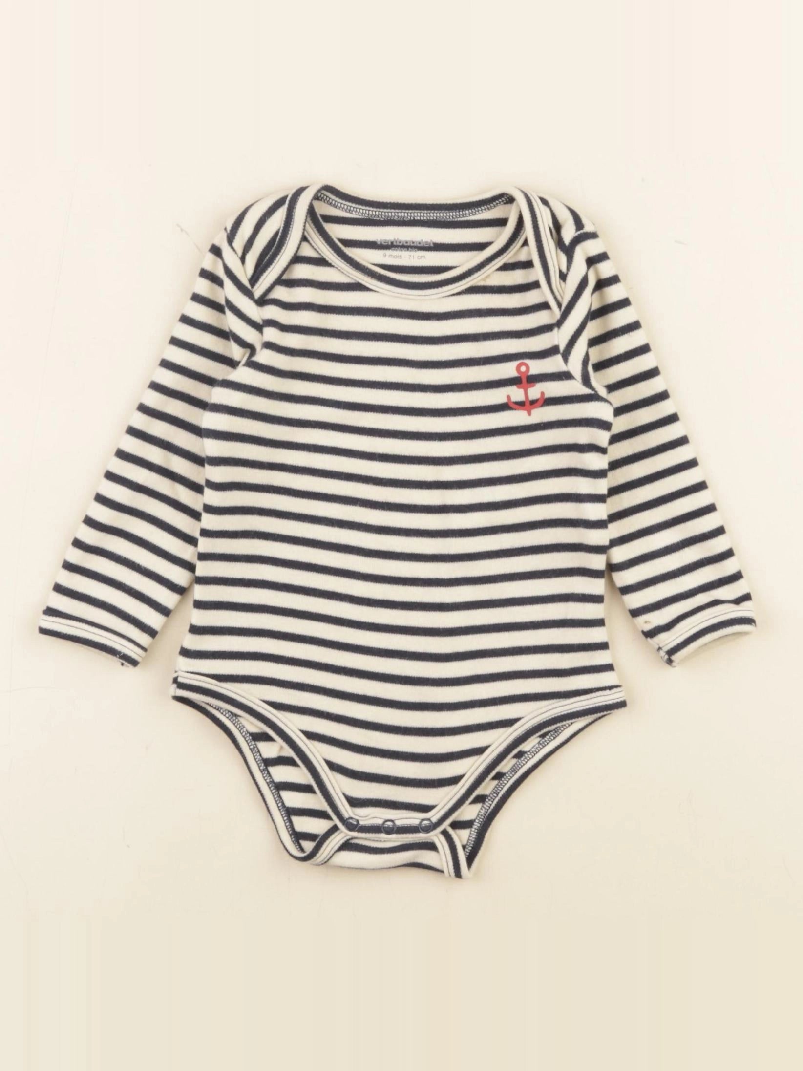 Vertbaudet - body beige - 9 mois