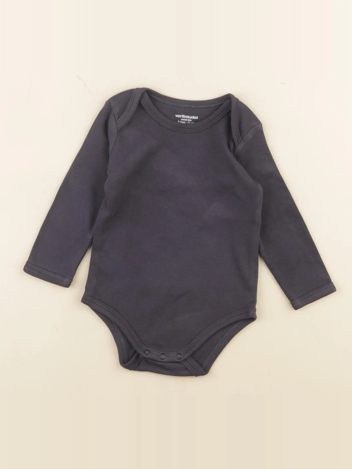 Vertbaudet - body bleu - 9 mois