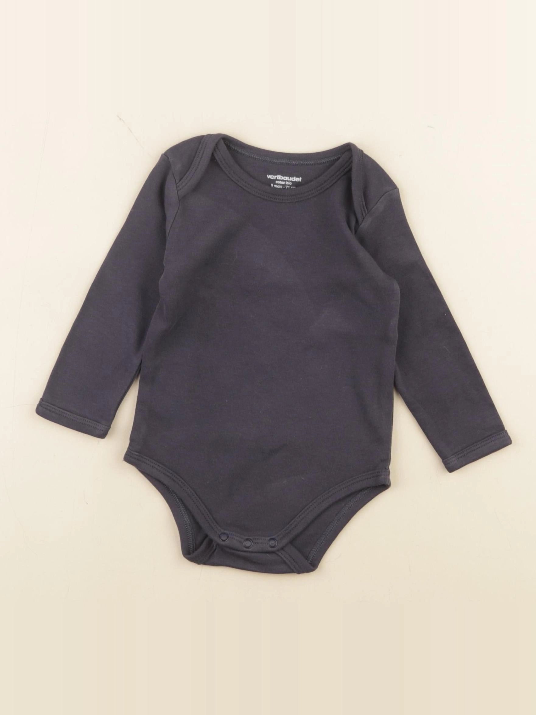Vertbaudet - body bleu - 9 mois