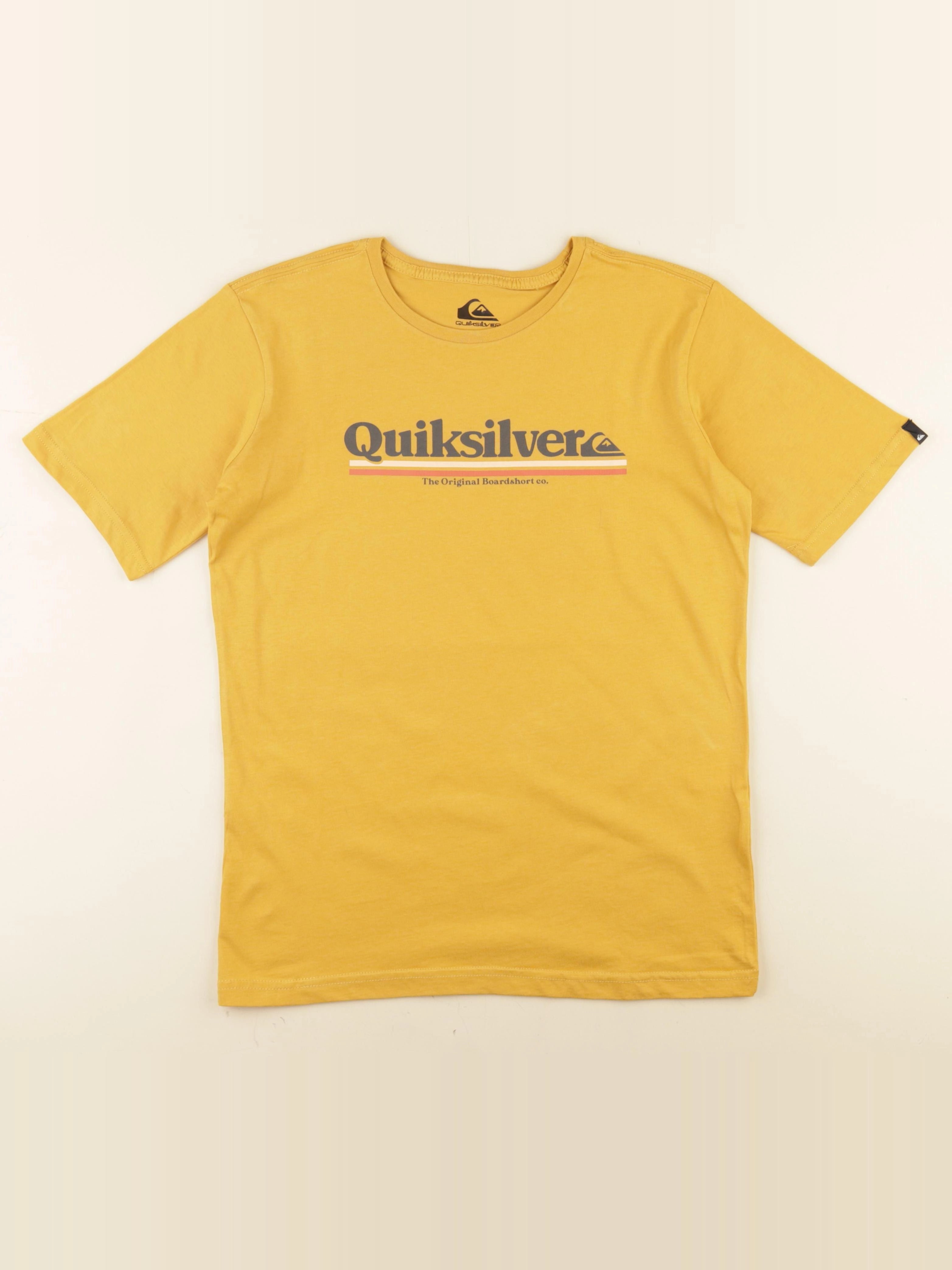 Quiksilver - tee-shirt jaune - 14 ans