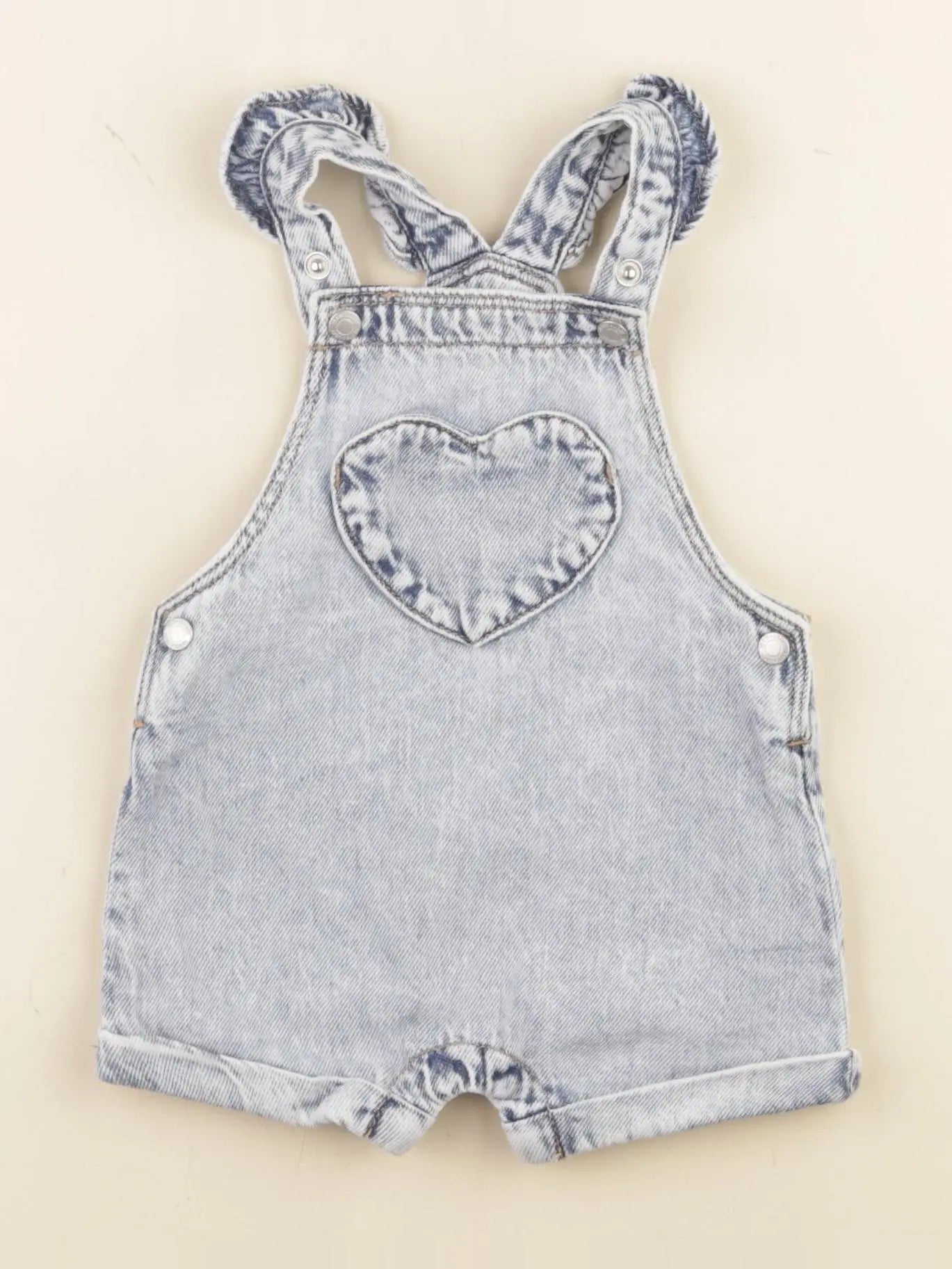 Vertbaudet - salopette bleu - 6 mois