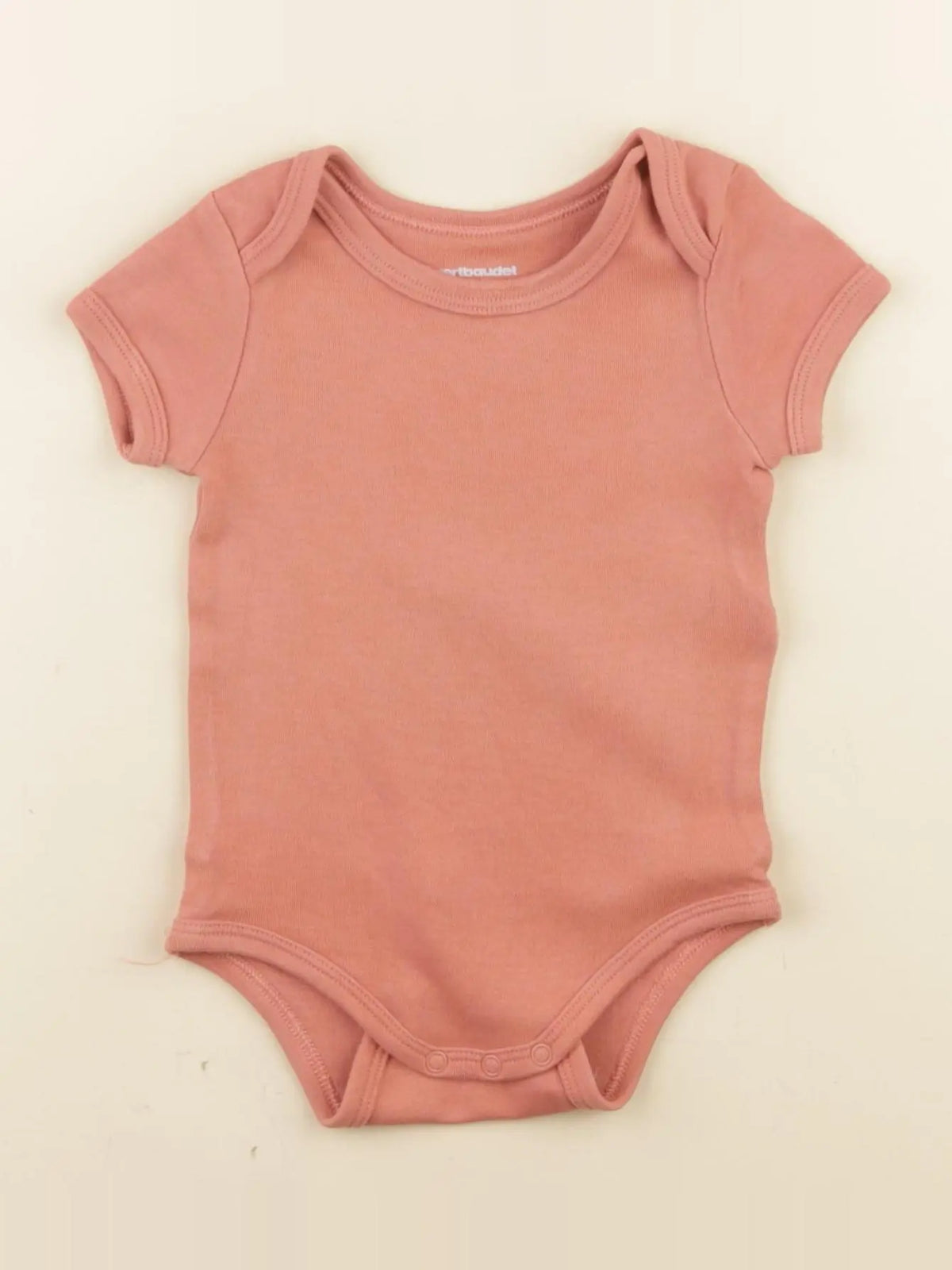 Vertbaudet - body orange - 6 mois